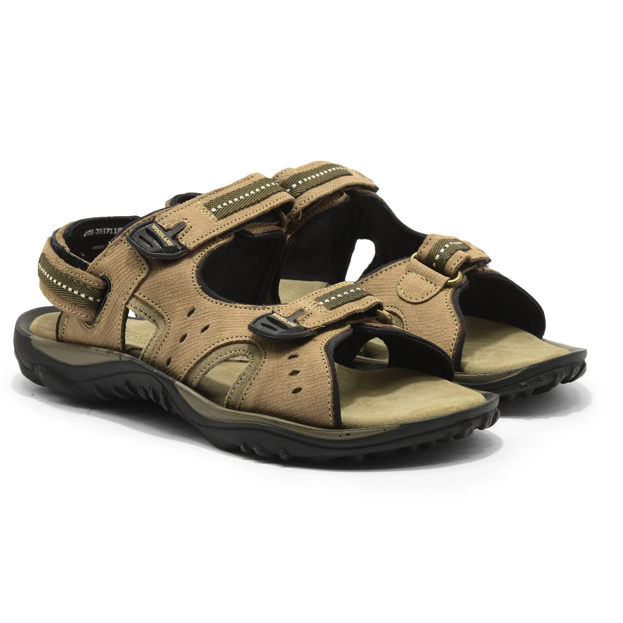 Khaki sandal for men - Thumbnail 6