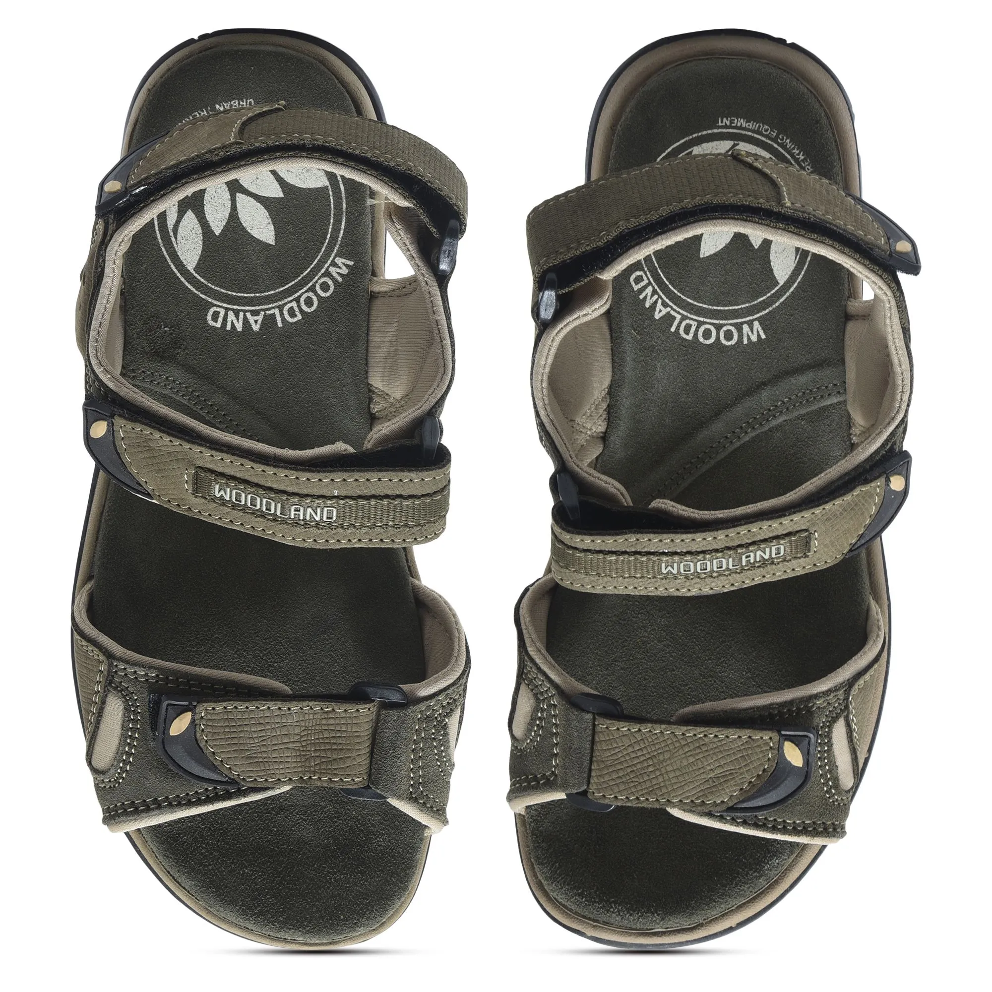 Olive green Sandal for men - Thumbnail 3