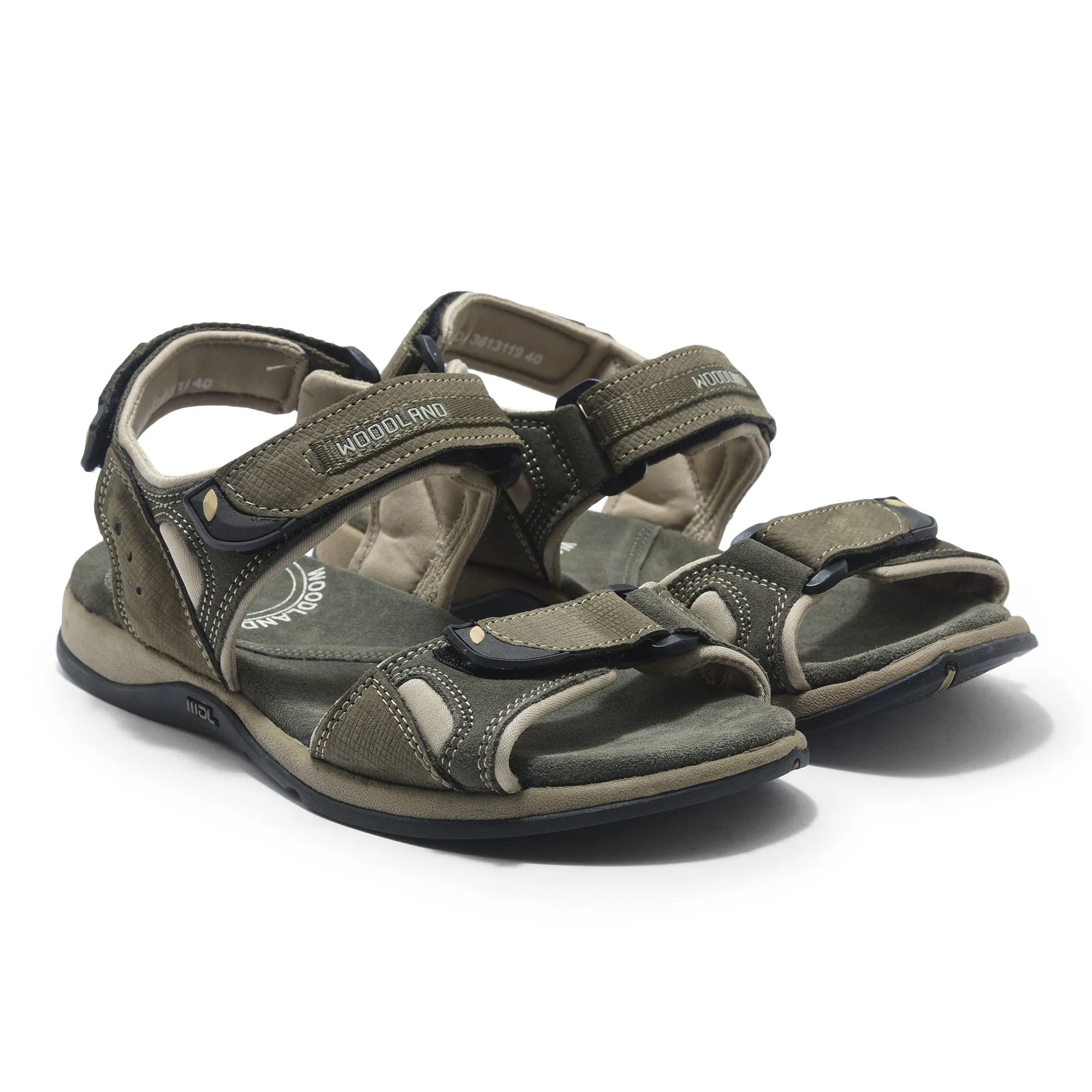 Olive green Sandal for men - Thumbnail 6