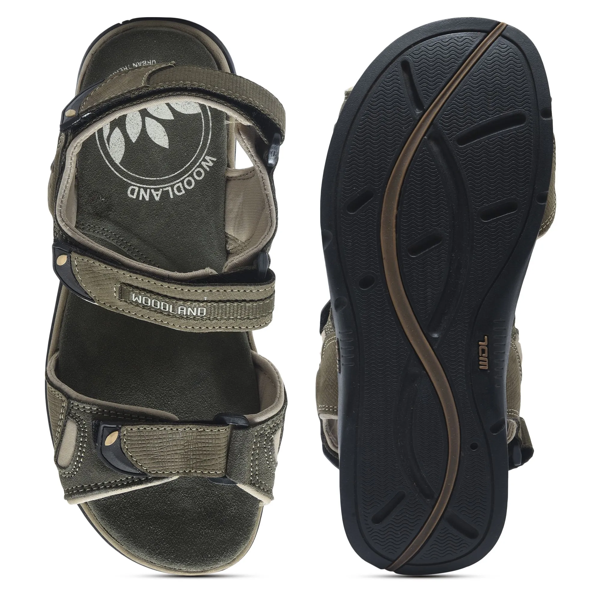 Olive green Sandal for men - Thumbnail 7