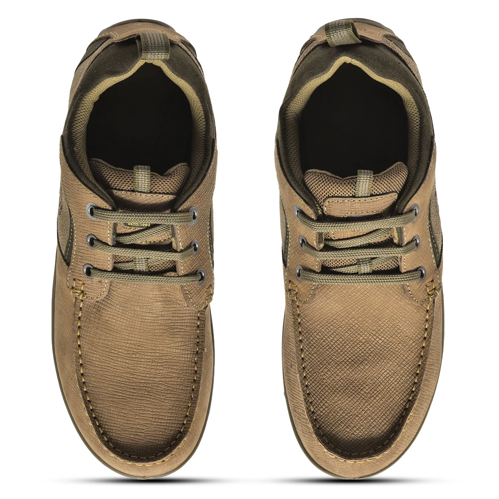 Dubai Khaki slip-on shoe for men - Thumbnail 3