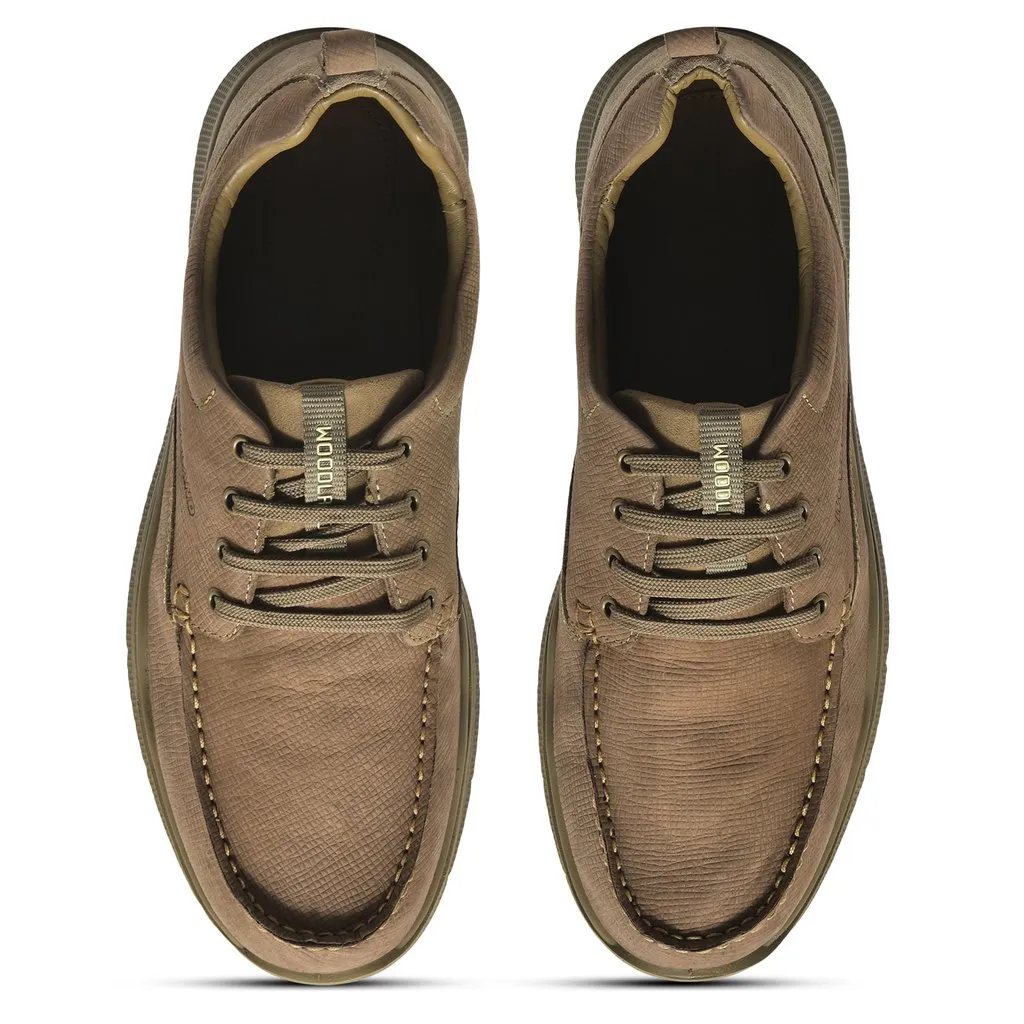 Dubai Khaki casual shoes for men - Thumbnail 3