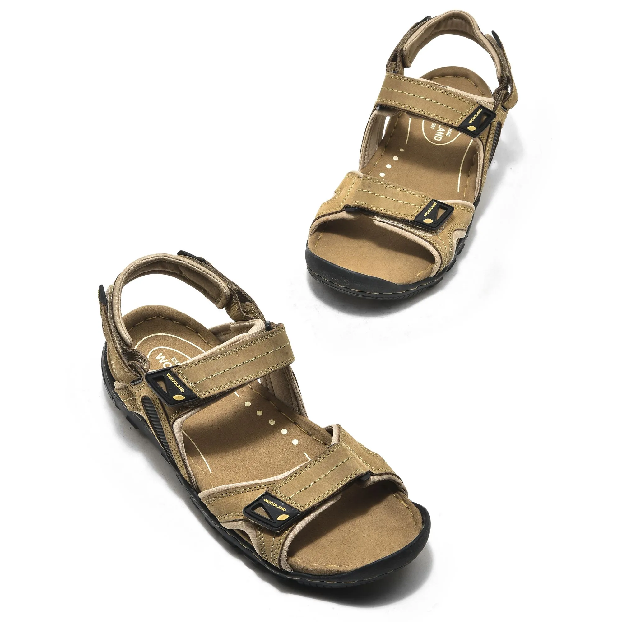 Khaki Sandal for Men - Thumbnail 2