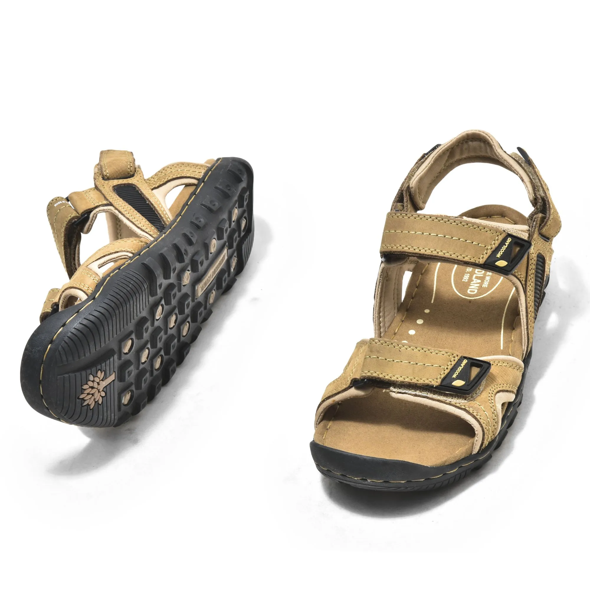 Khaki Sandal for Men - Thumbnail 4