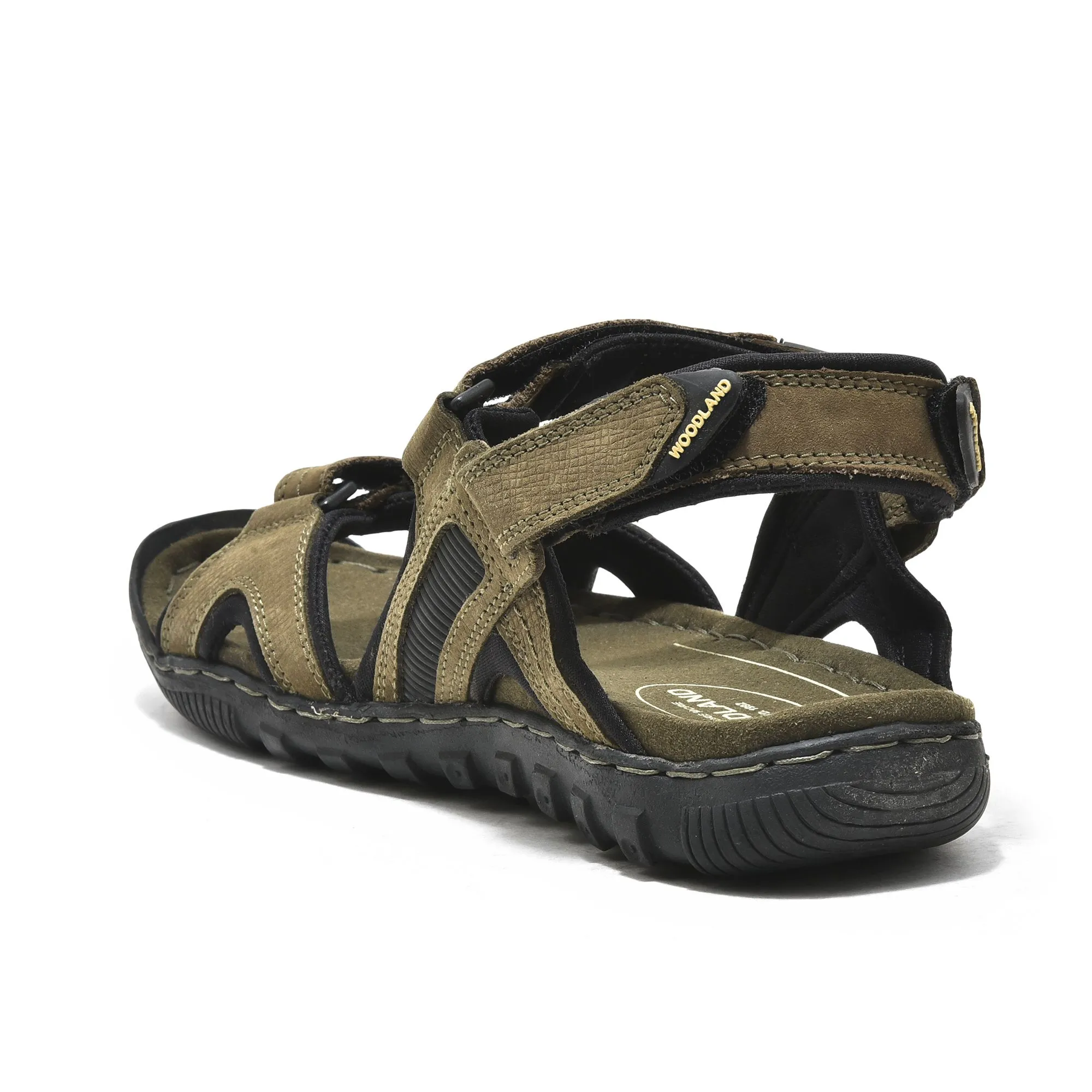 Olive Green Sandal For Men - Thumbnail 5