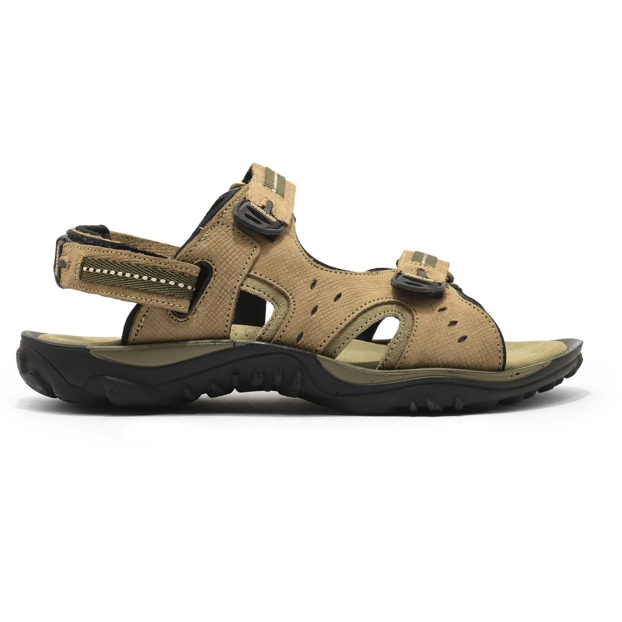 Khaki sandal for men - Image 1