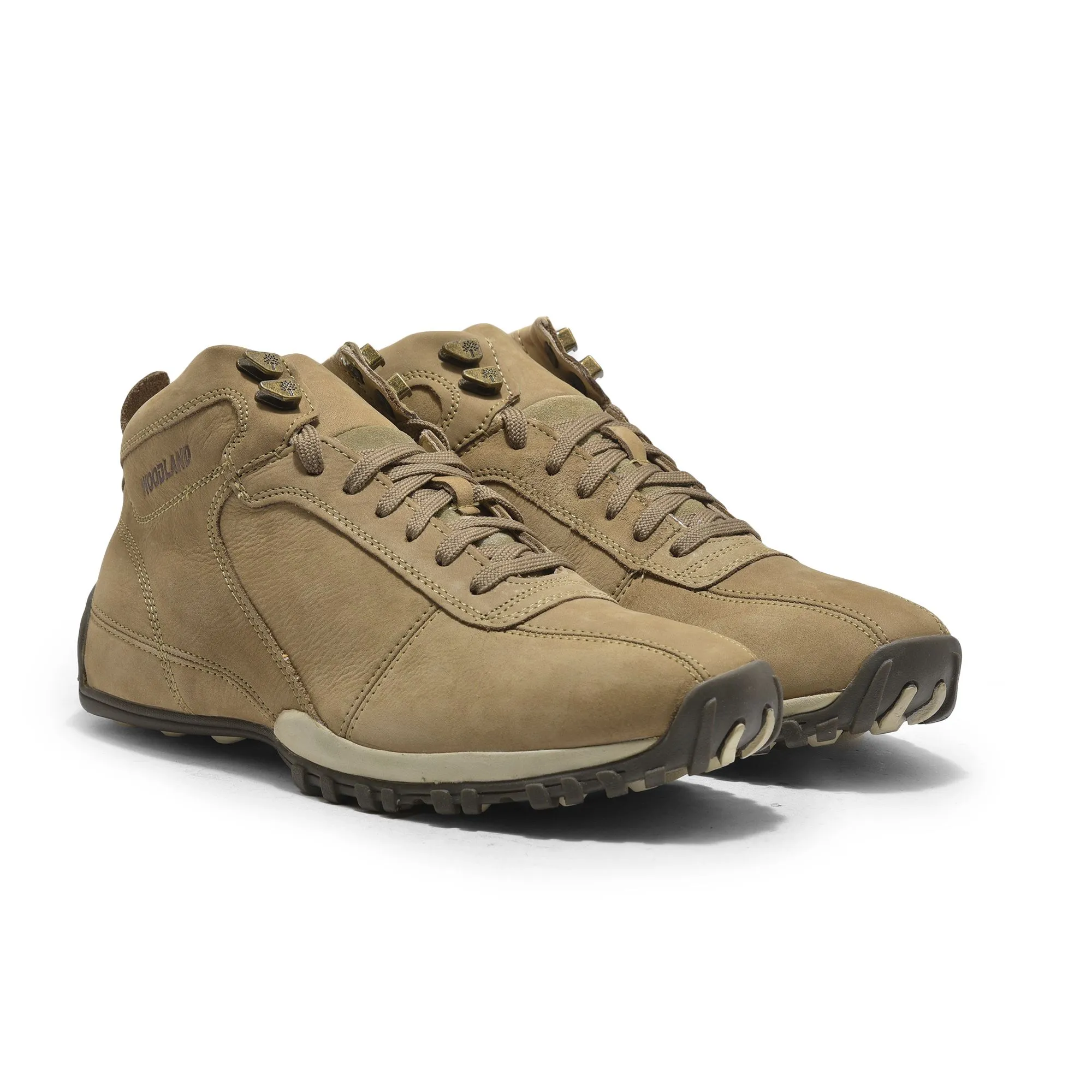 Khaki casual shoes for men - Thumbnail 6