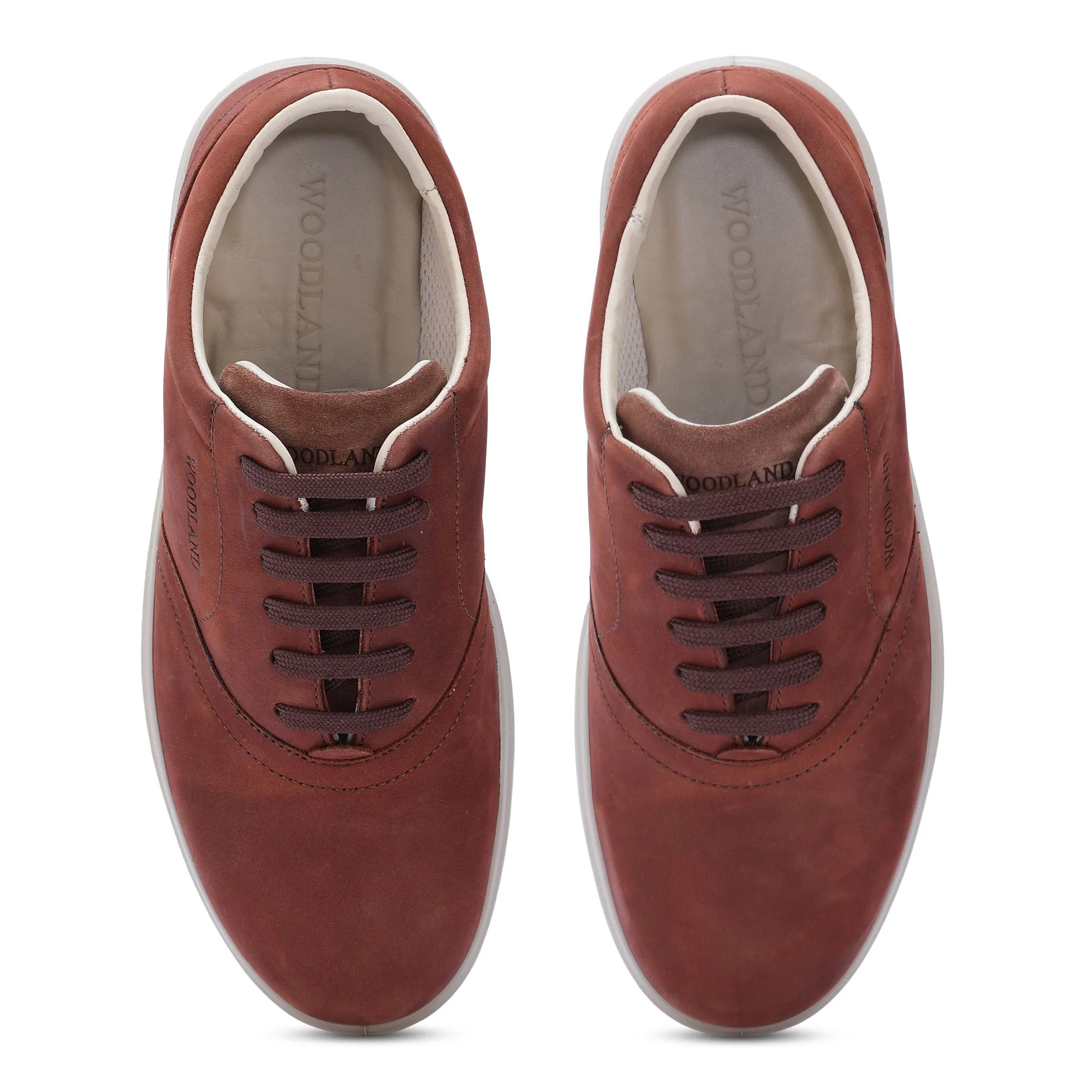 Almond Brown casual shoes for men - Thumbnail 3