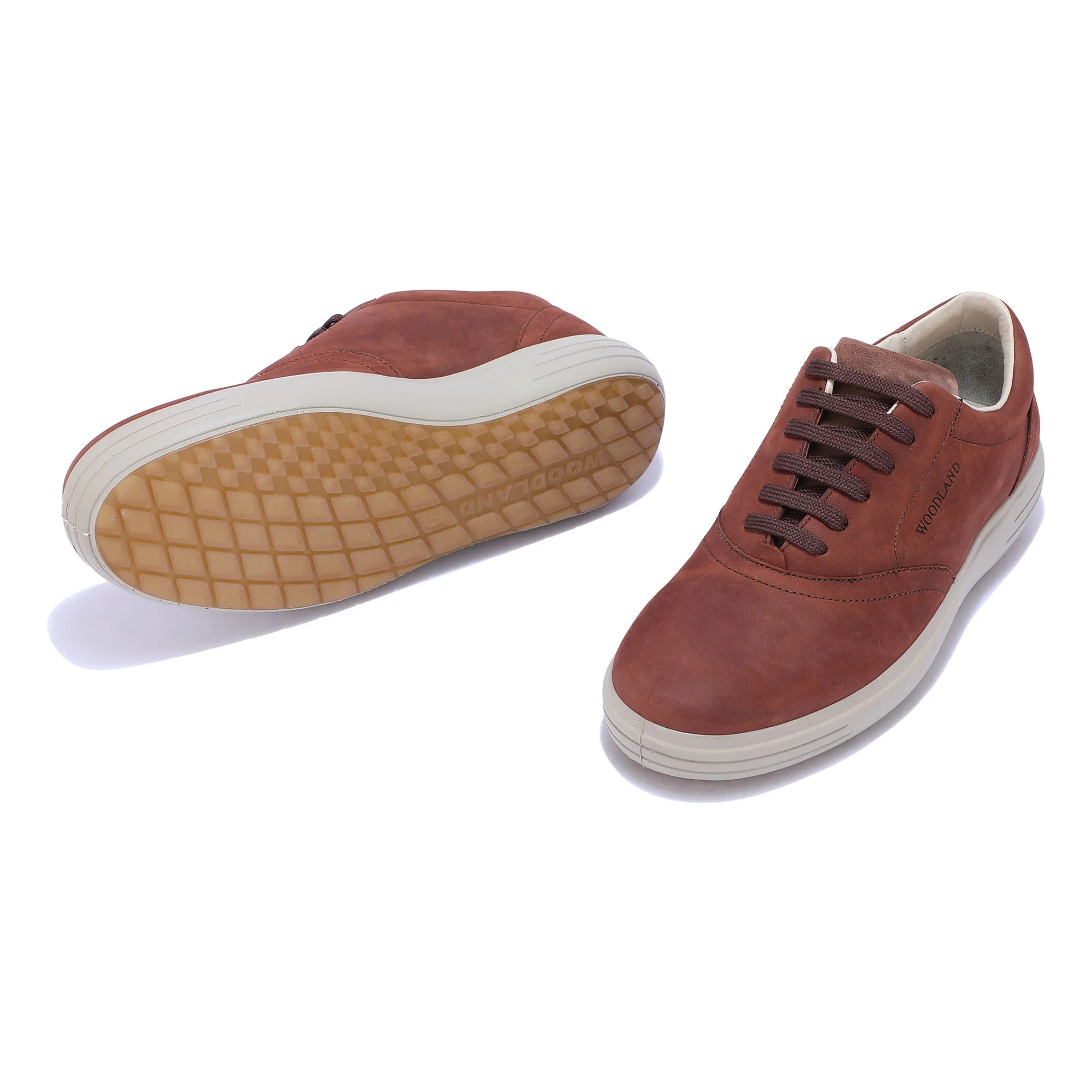 Almond Brown casual shoes for men - Thumbnail 4
