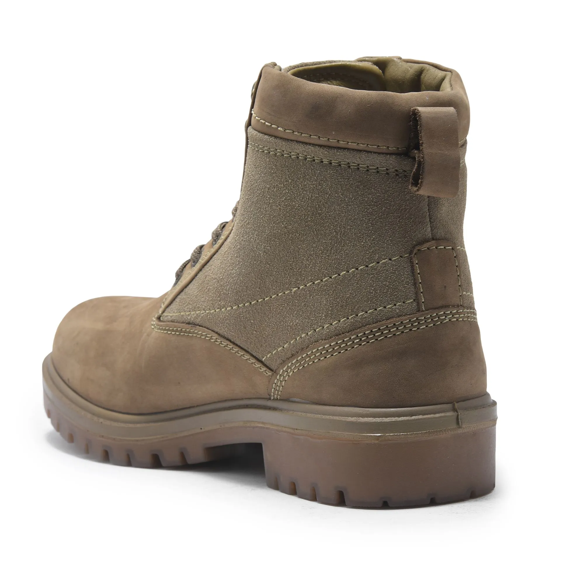 Khaki boots for men - Thumbnail 5