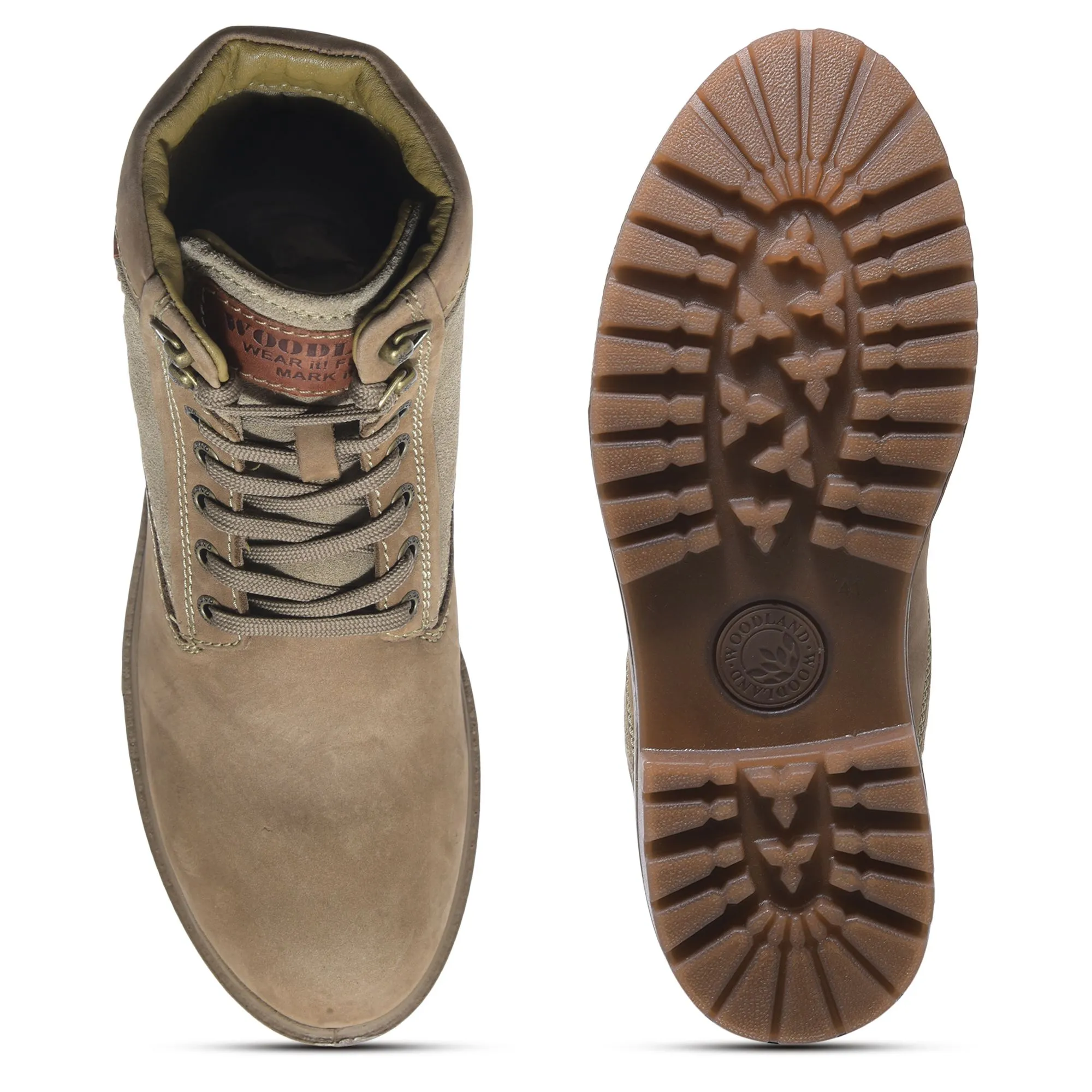 Khaki boots for men - Thumbnail 7