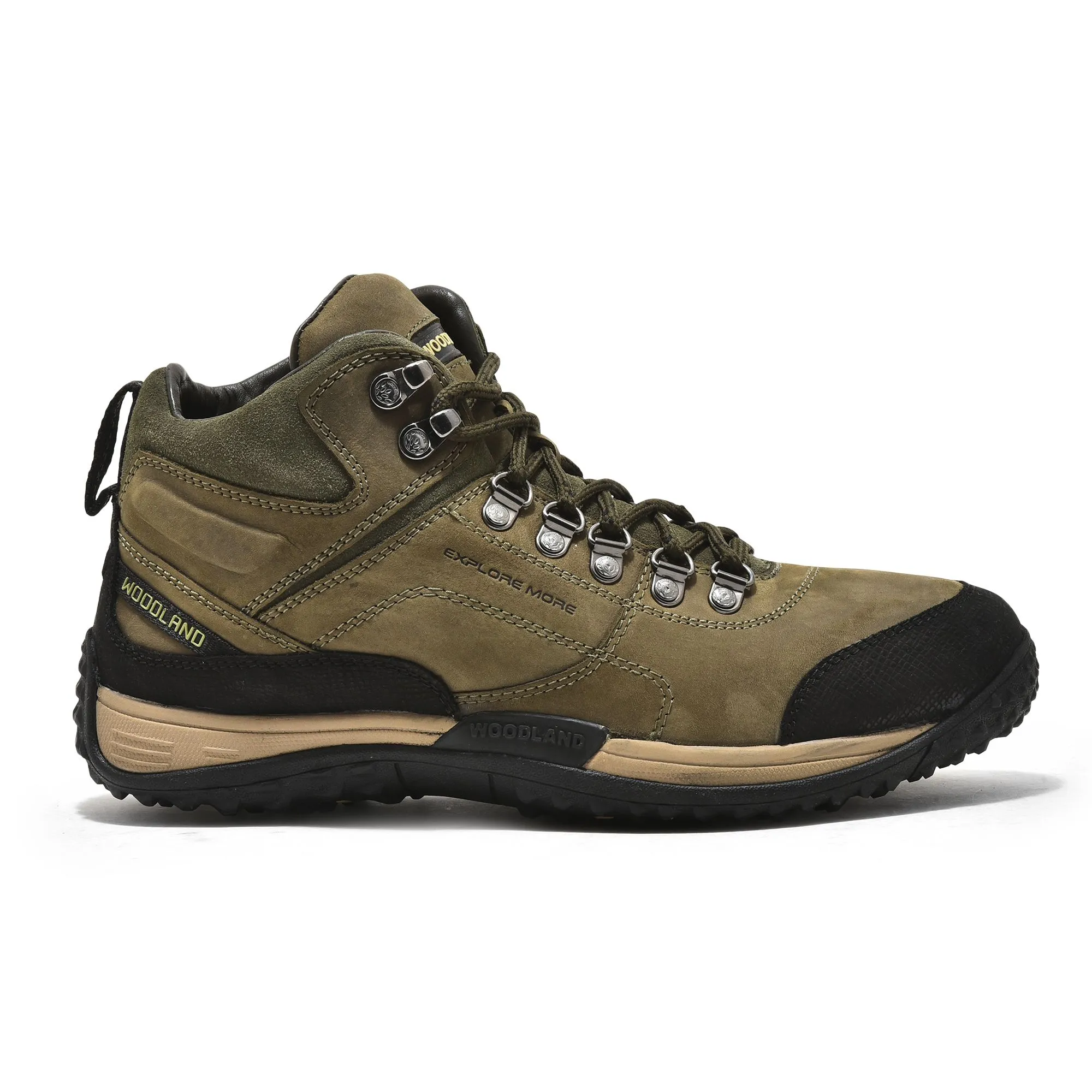 Olive Green Boots For Men - Image 1
