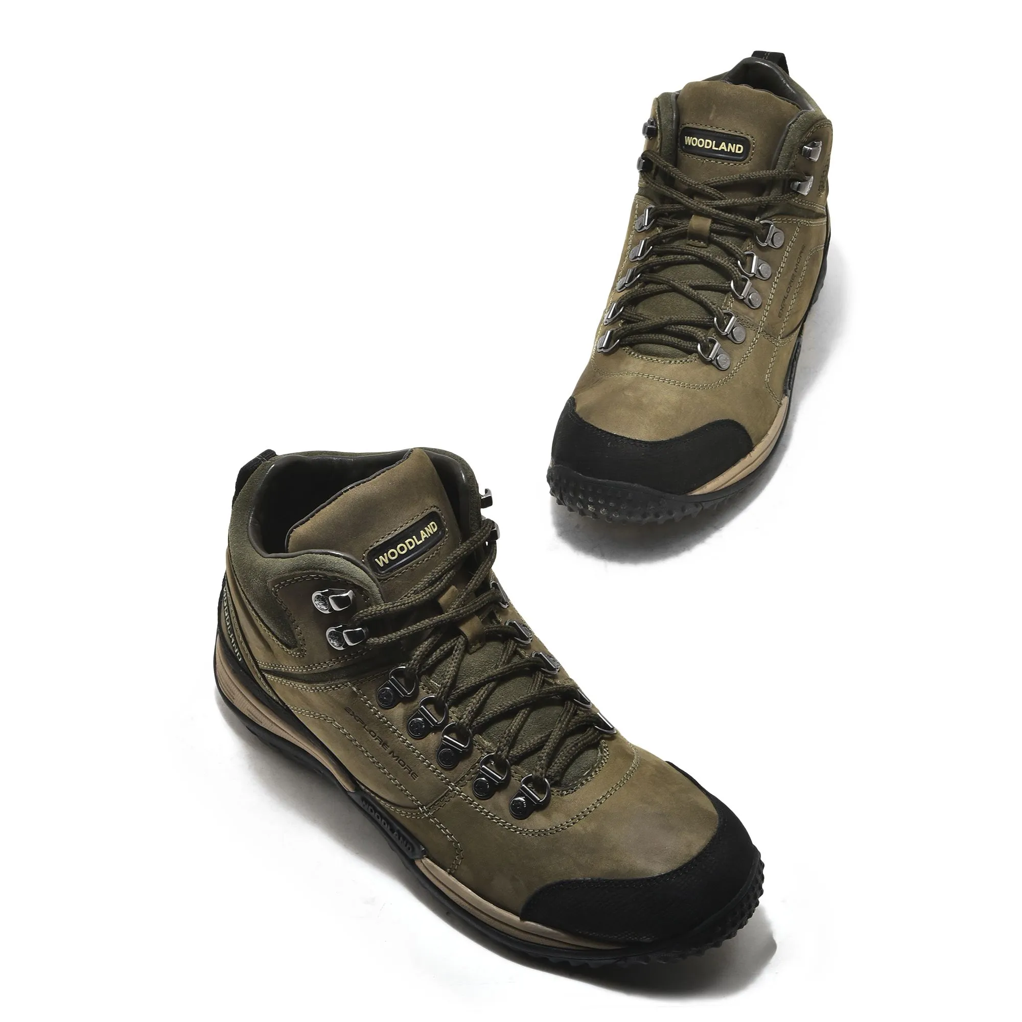 Olive Green Boots For Men - Thumbnail 2