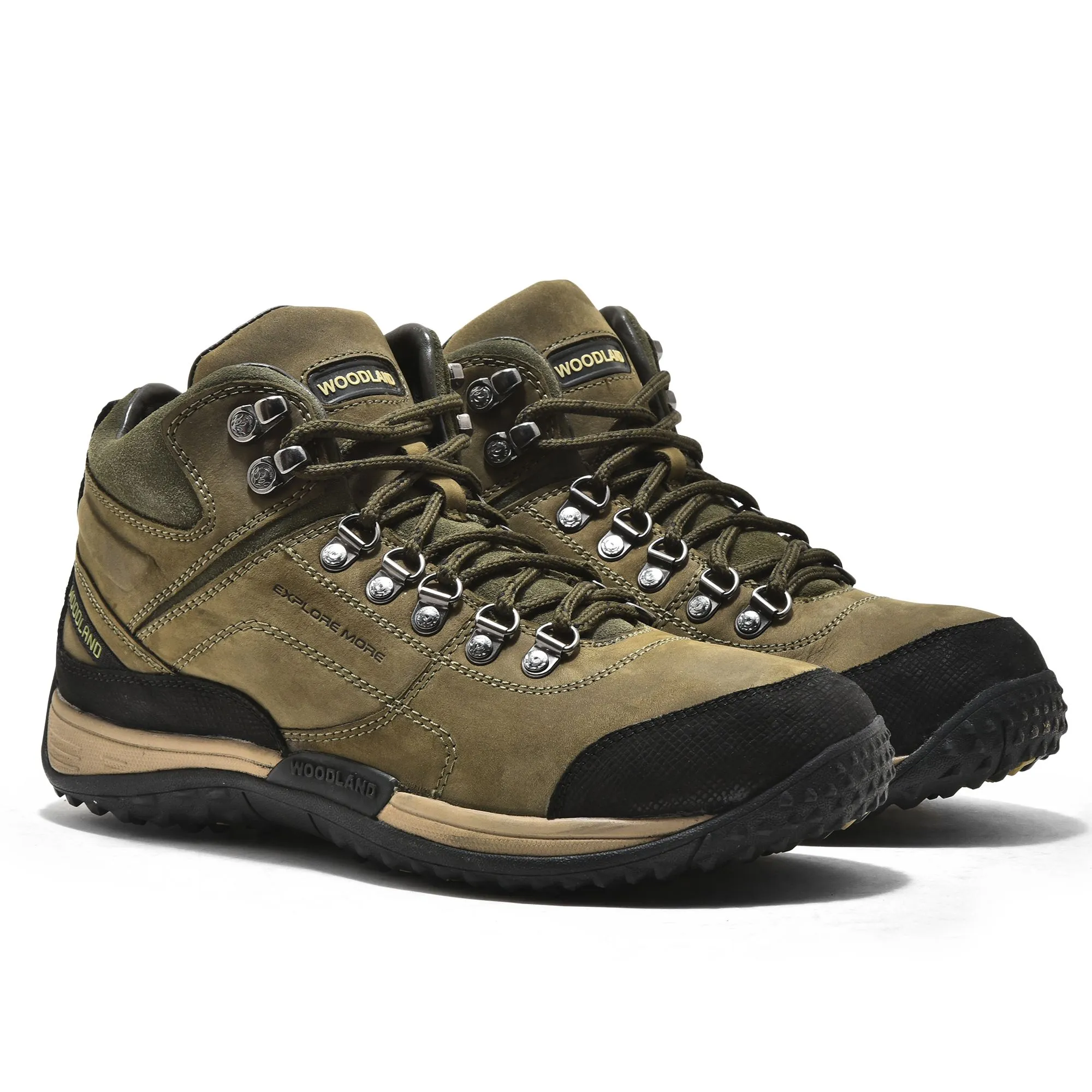 Olive Green Boots For Men - Thumbnail 6
