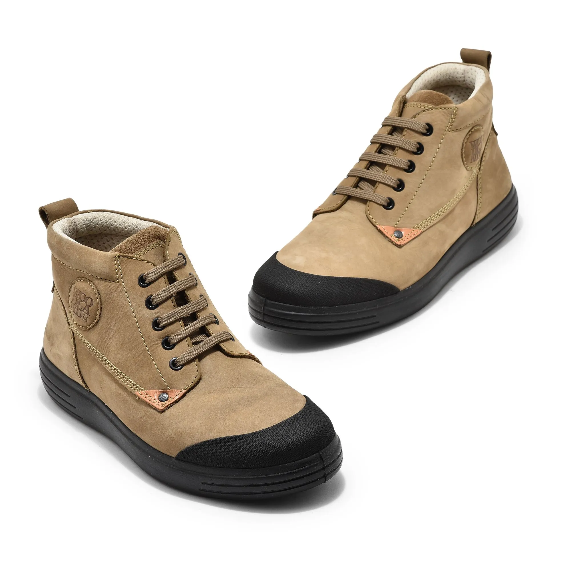 Khaki Chukka Boots for Men - Thumbnail 2