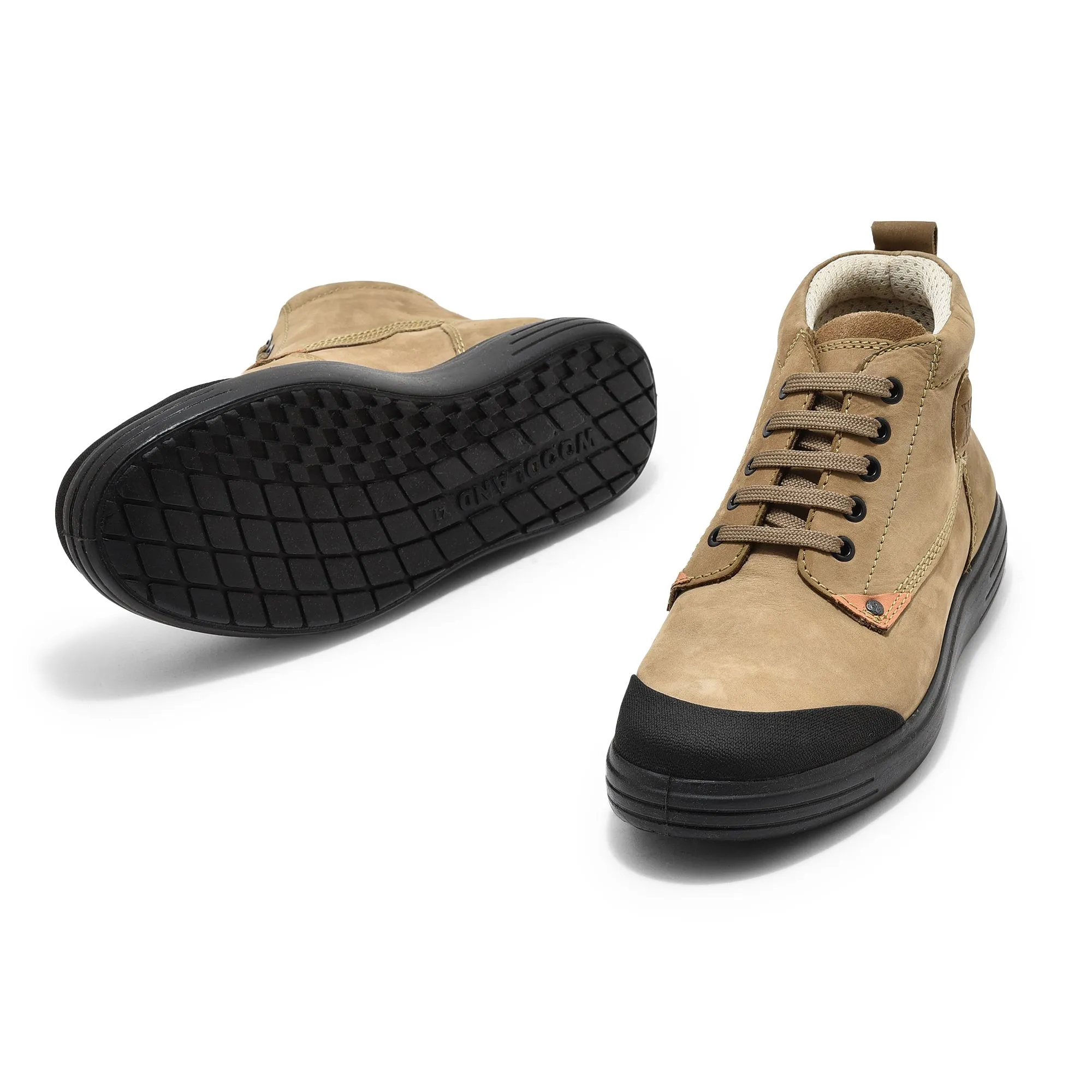 Khaki Chukka Boots for Men - Thumbnail 4