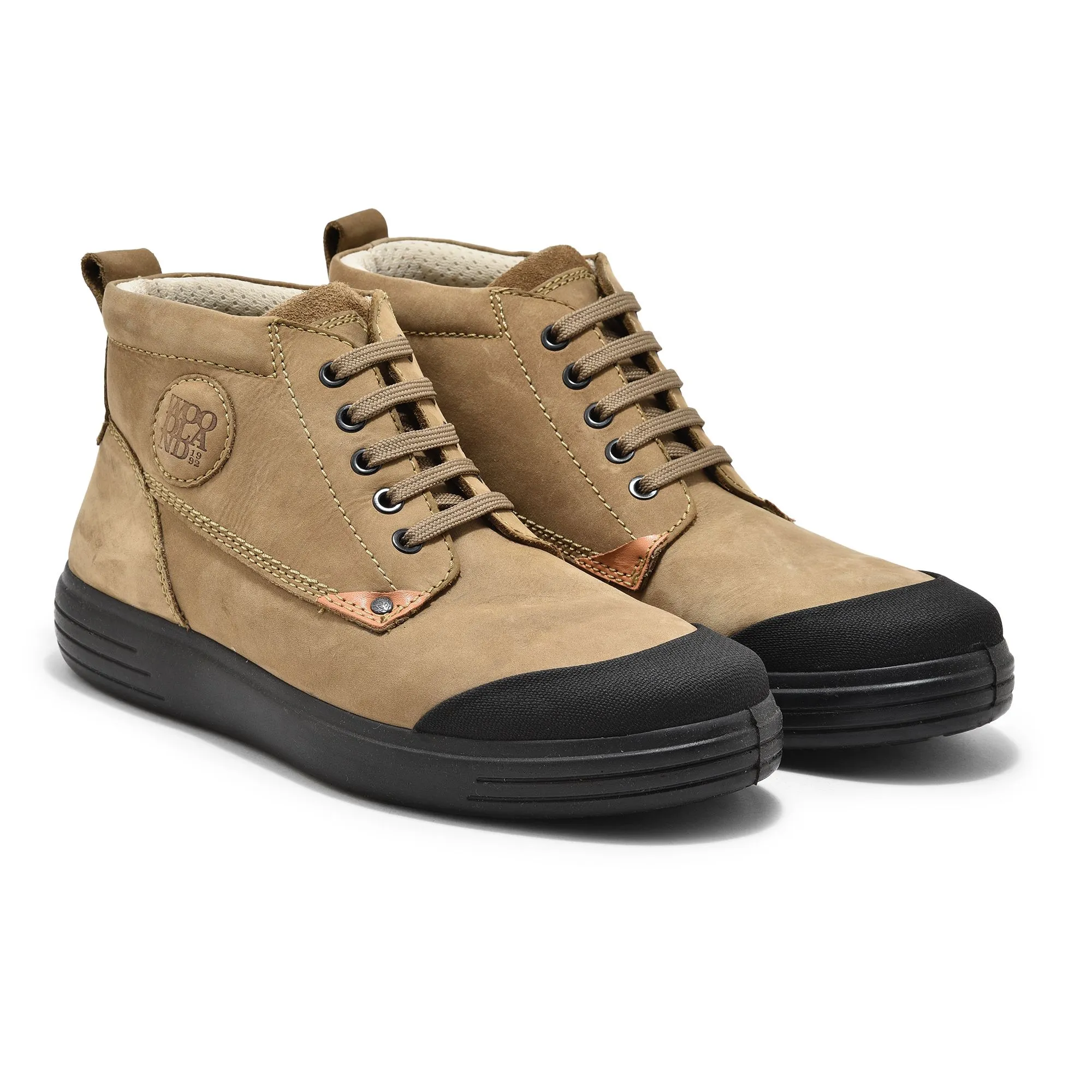 Khaki Chukka Boots for Men - Thumbnail 6