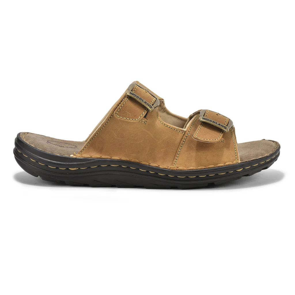 dual-buckle-camel-slipper-for-men