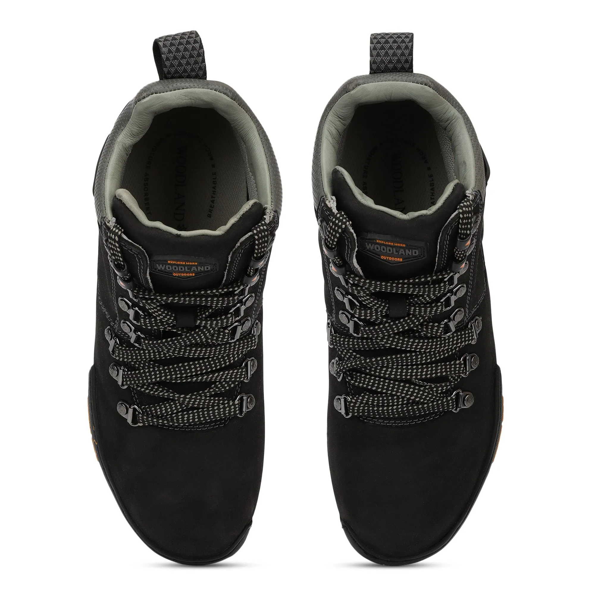 Black Nubuk Oily Polished Mens Boot - Thumbnail 3