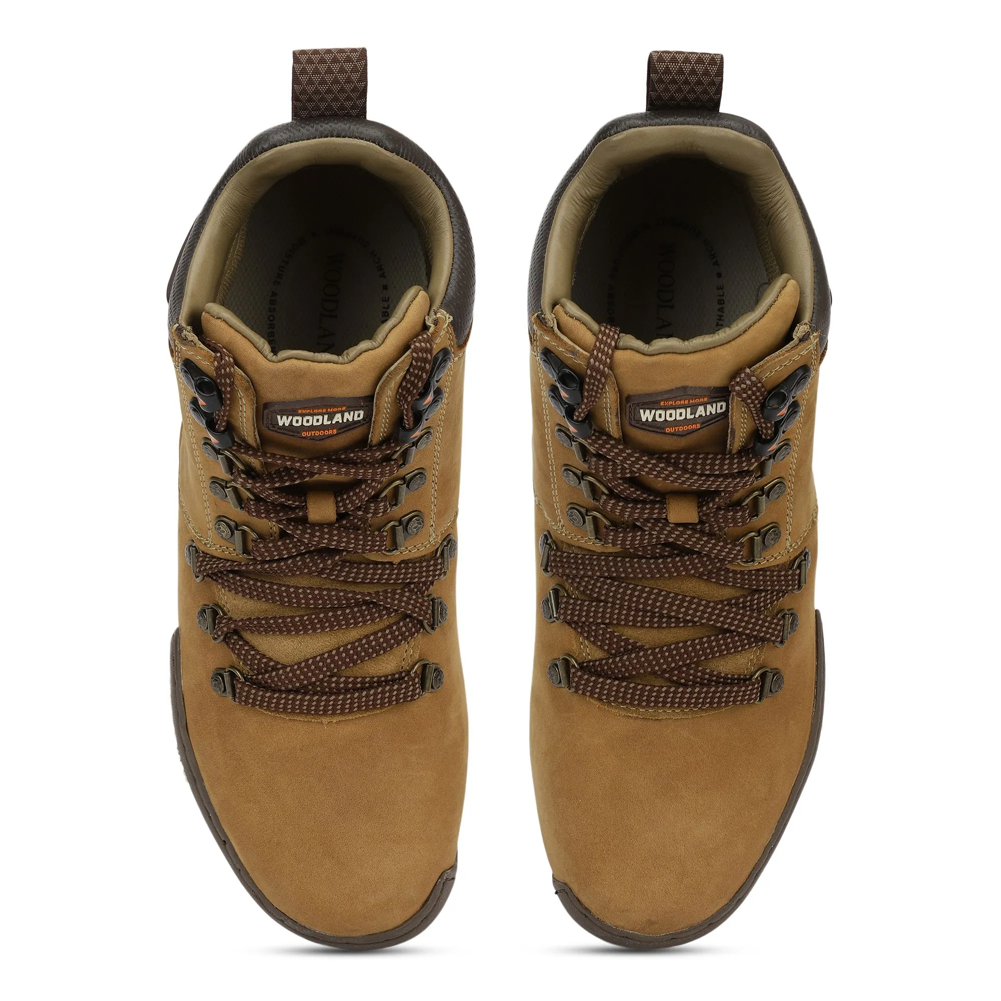 Camel Nubuk Oily Polished Mens Boot - Thumbnail 3