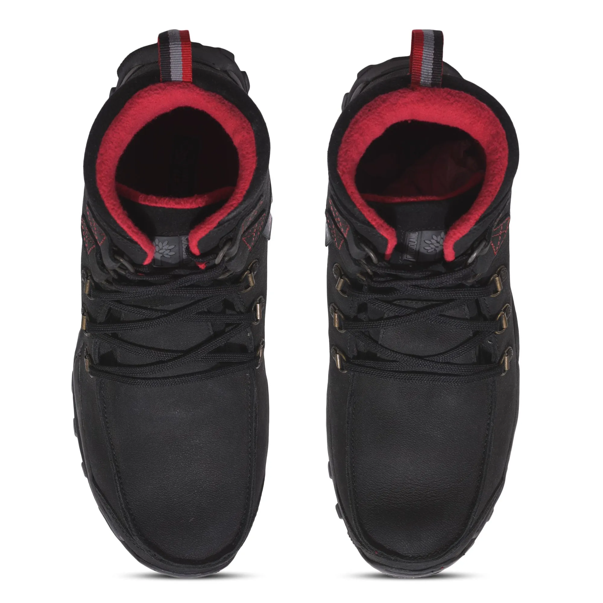 Black trekking boots - Thumbnail 3