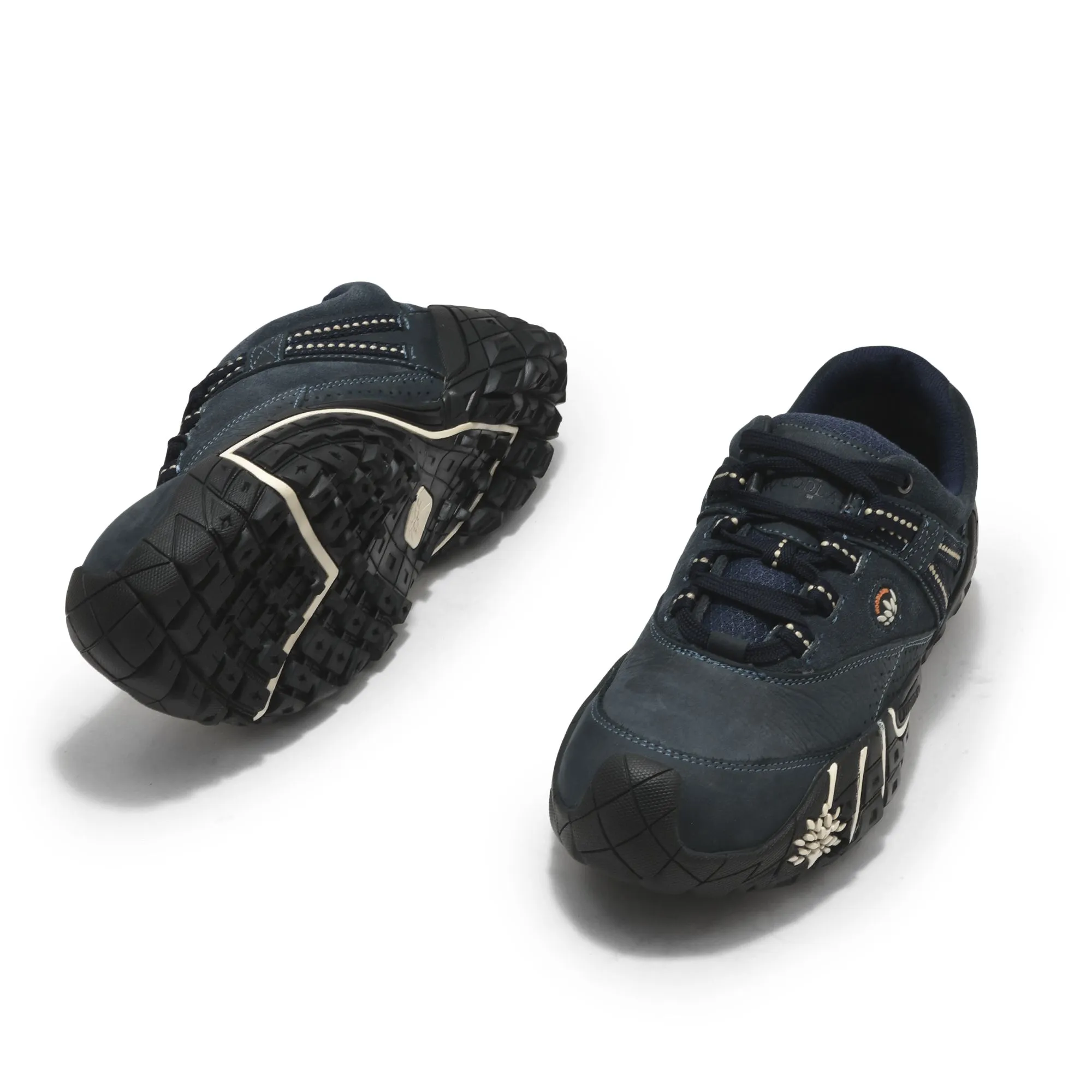 Navy casual shoes for men - Thumbnail 4