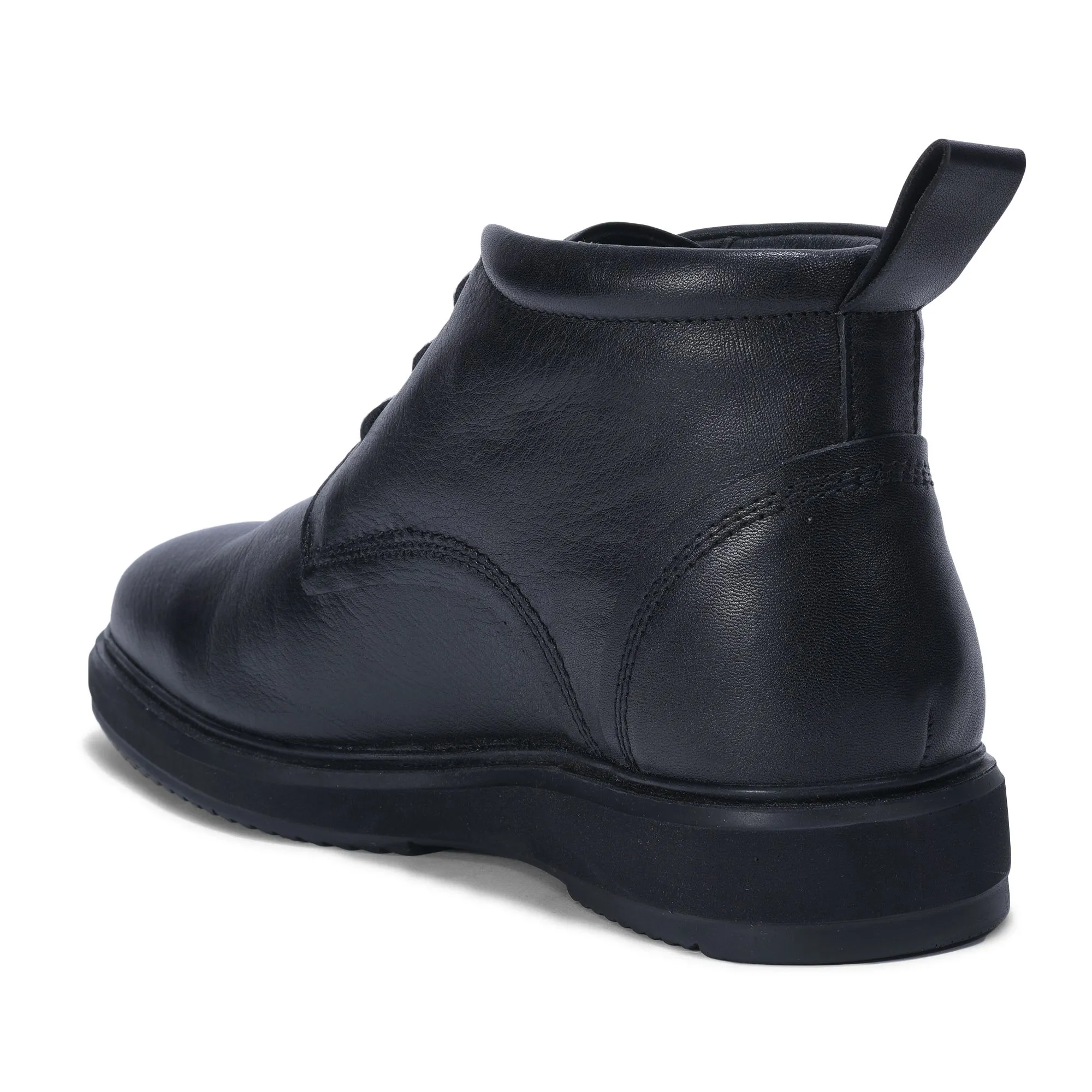 Black leather chukka boot - Thumbnail 3