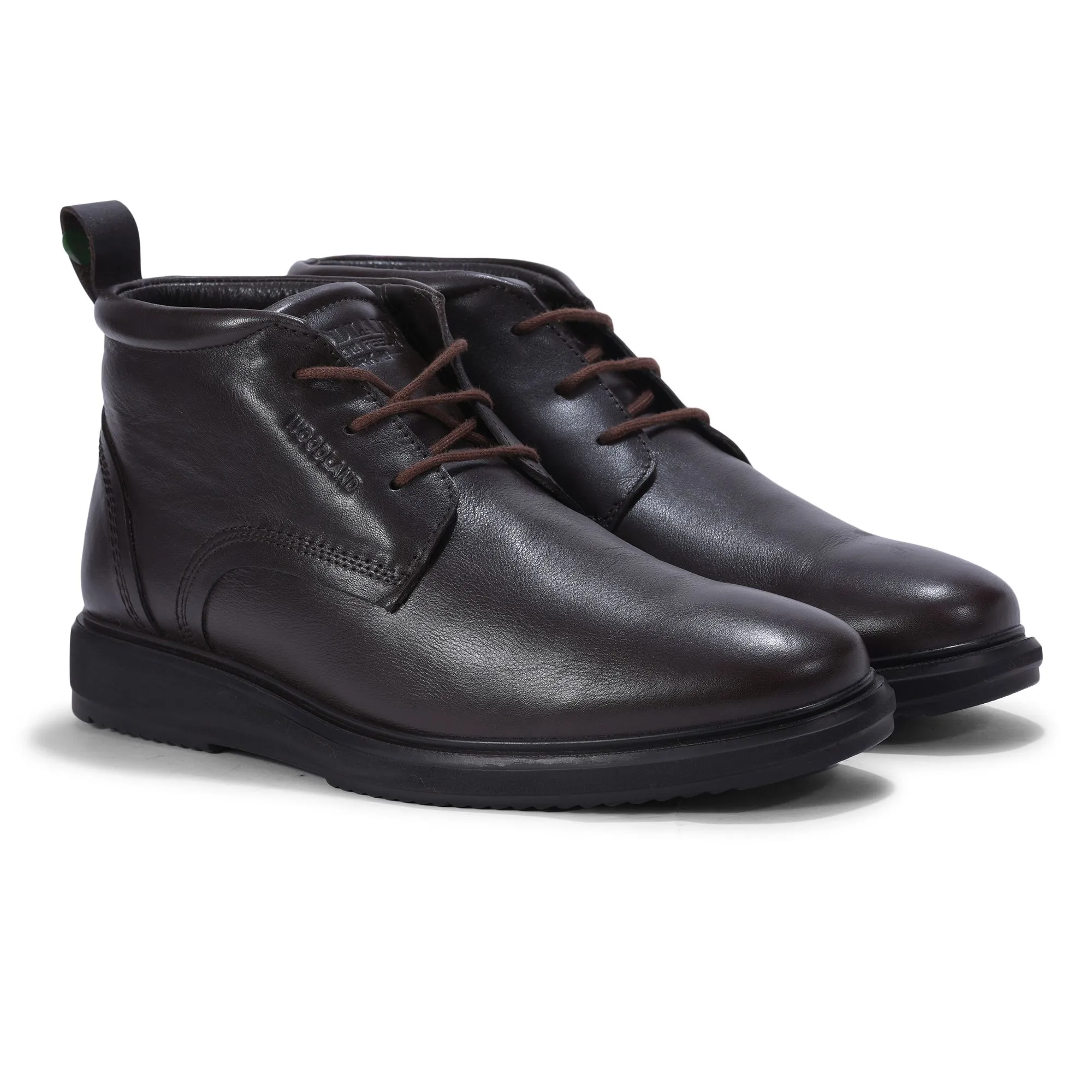 Dark brown leather chukka boot - Thumbnail 2