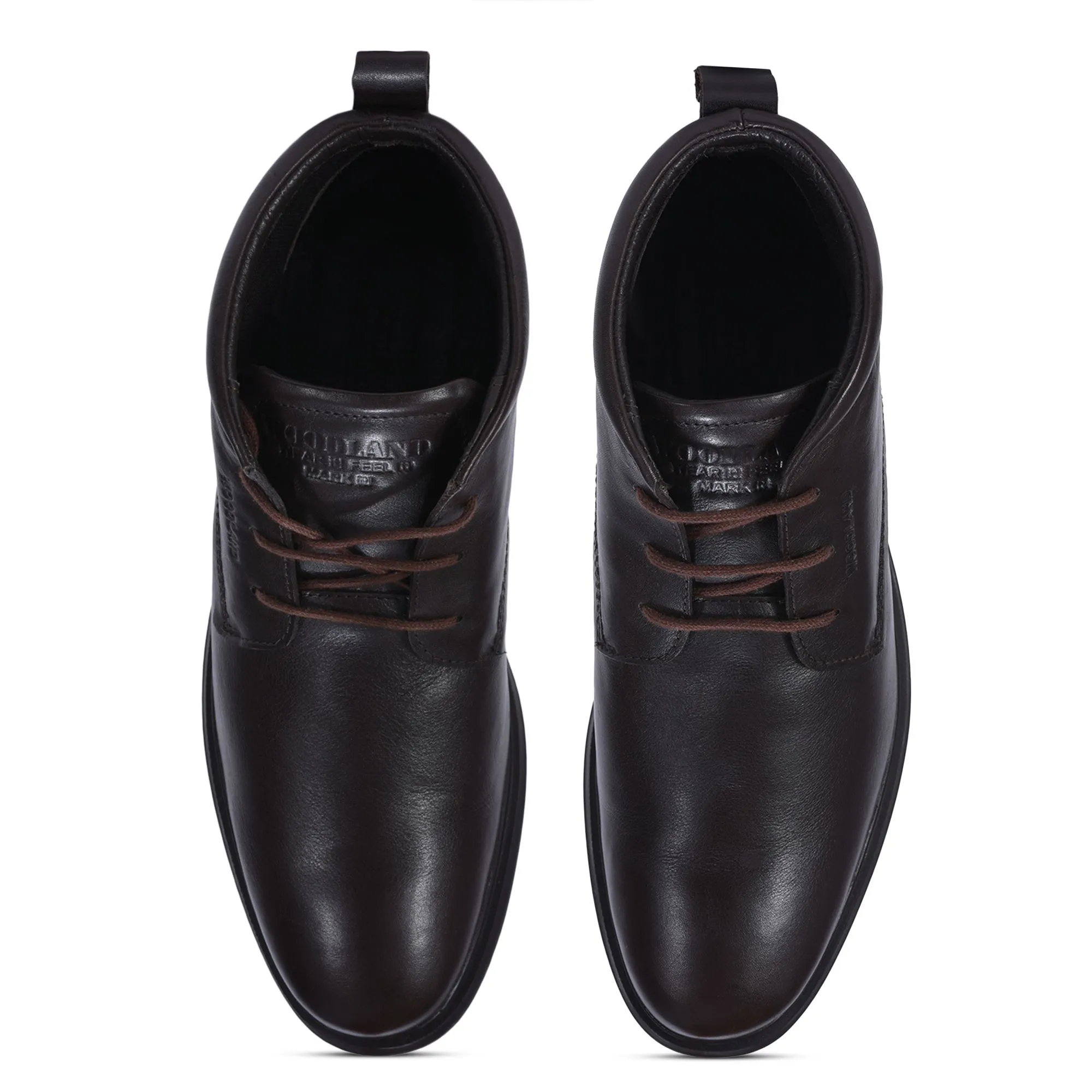 Dark brown leather chukka boot - Thumbnail 4