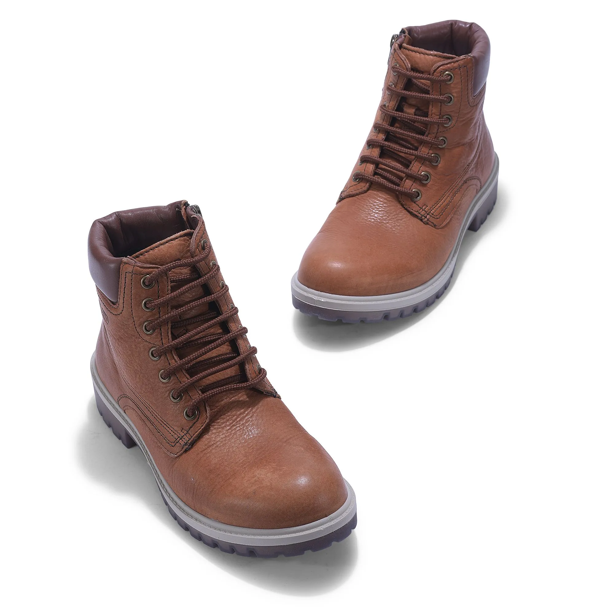 Woodland RUST BROWN hiking shoes - Thumbnail 2