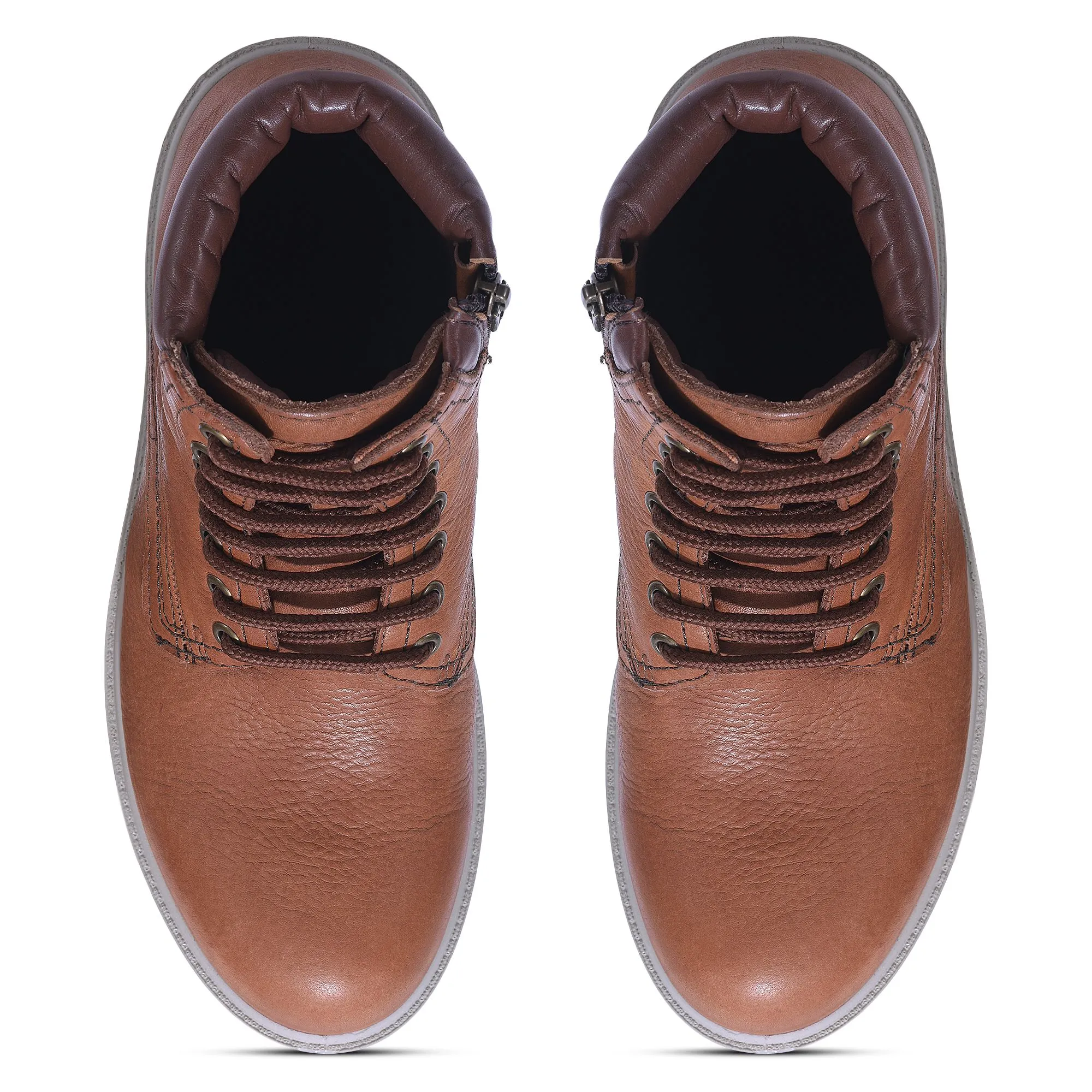 Woodland RUST BROWN hiking shoes - Thumbnail 3