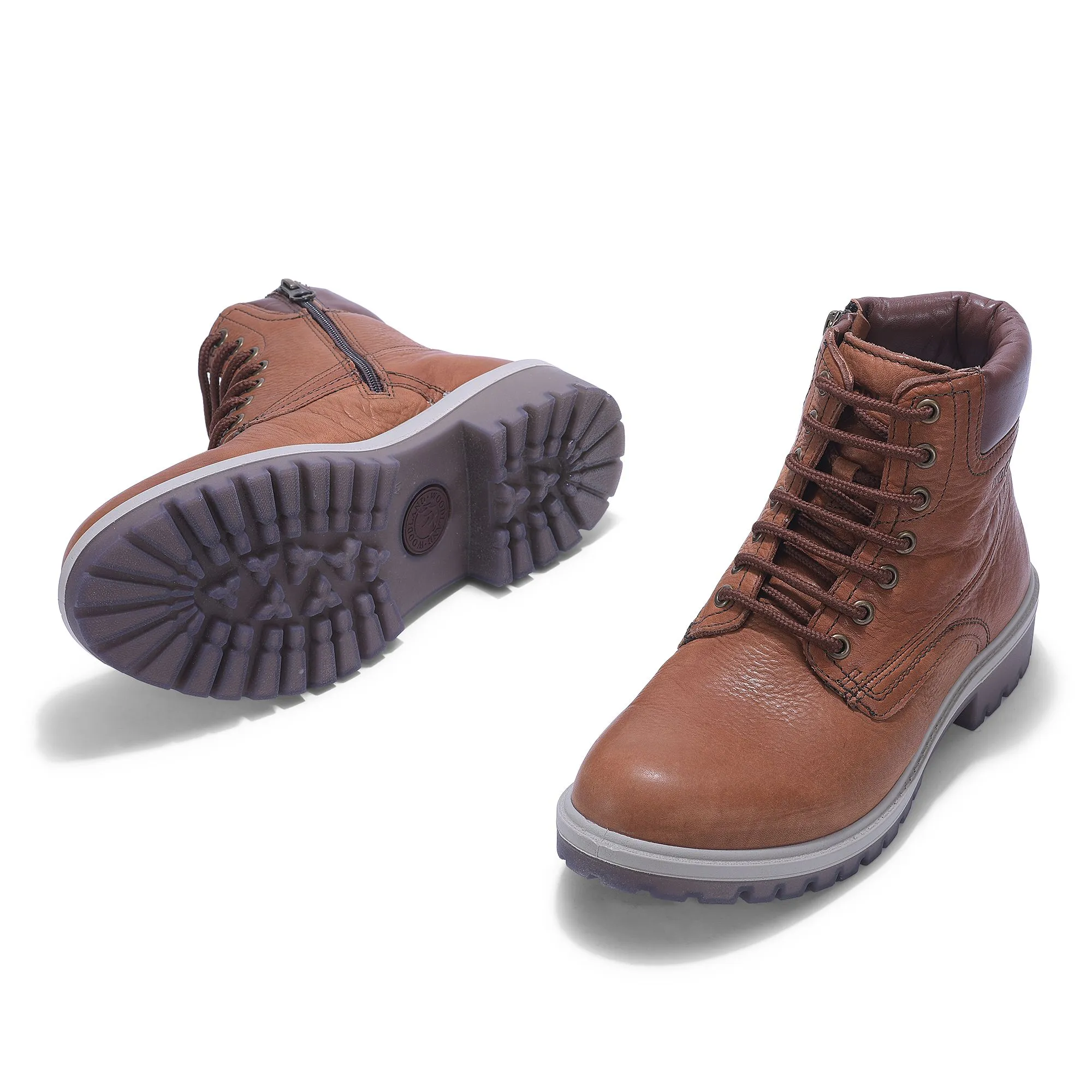Woodland RUST BROWN hiking shoes - Thumbnail 4
