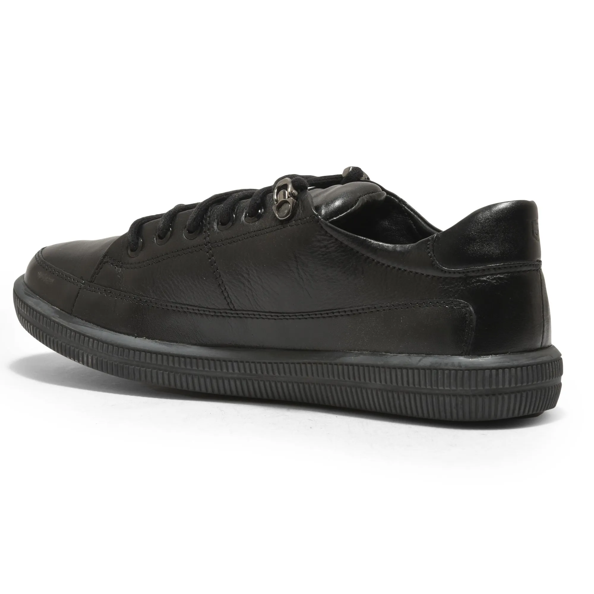Black casual shoes for men - Thumbnail 5