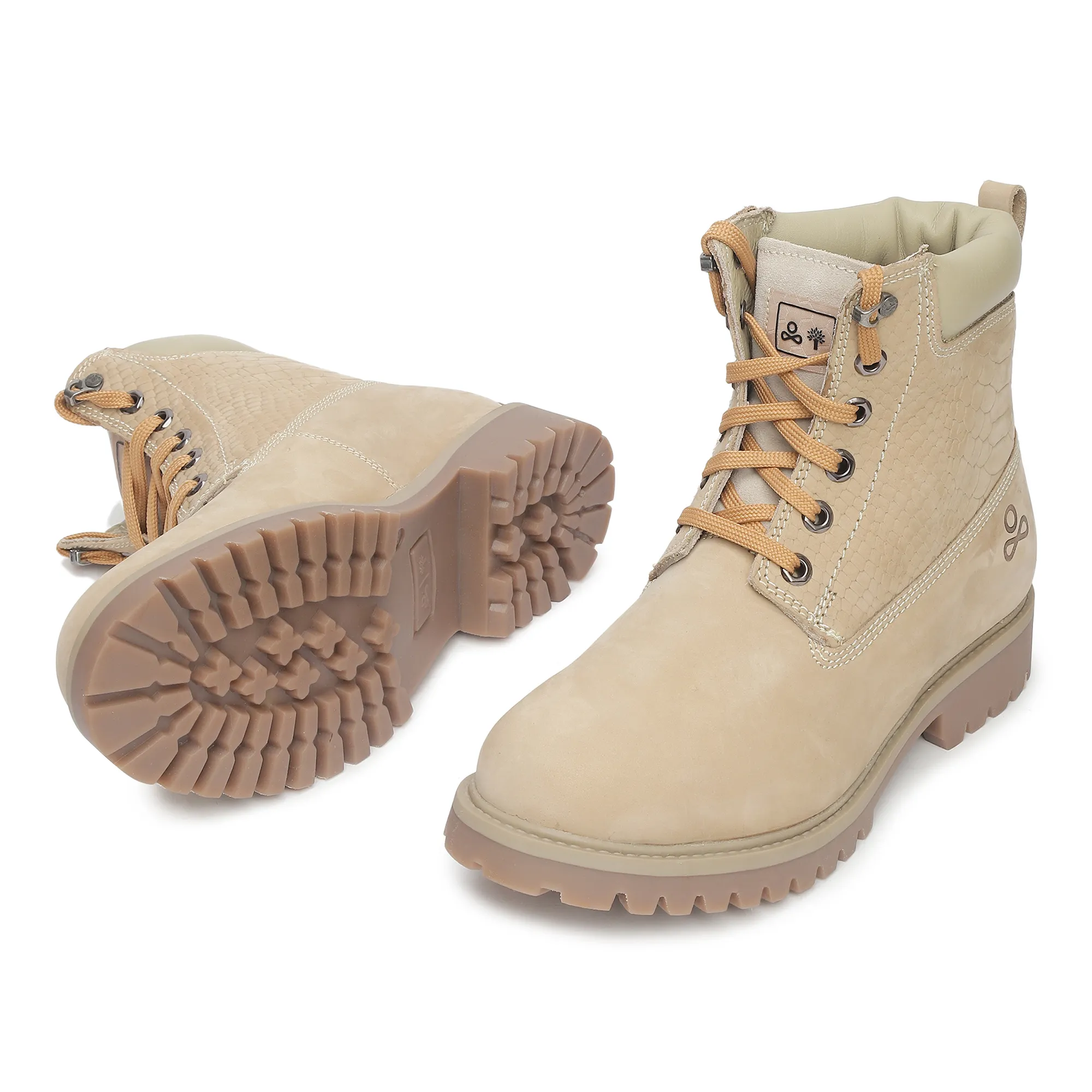 Sandy Beige boots for men - Thumbnail 4