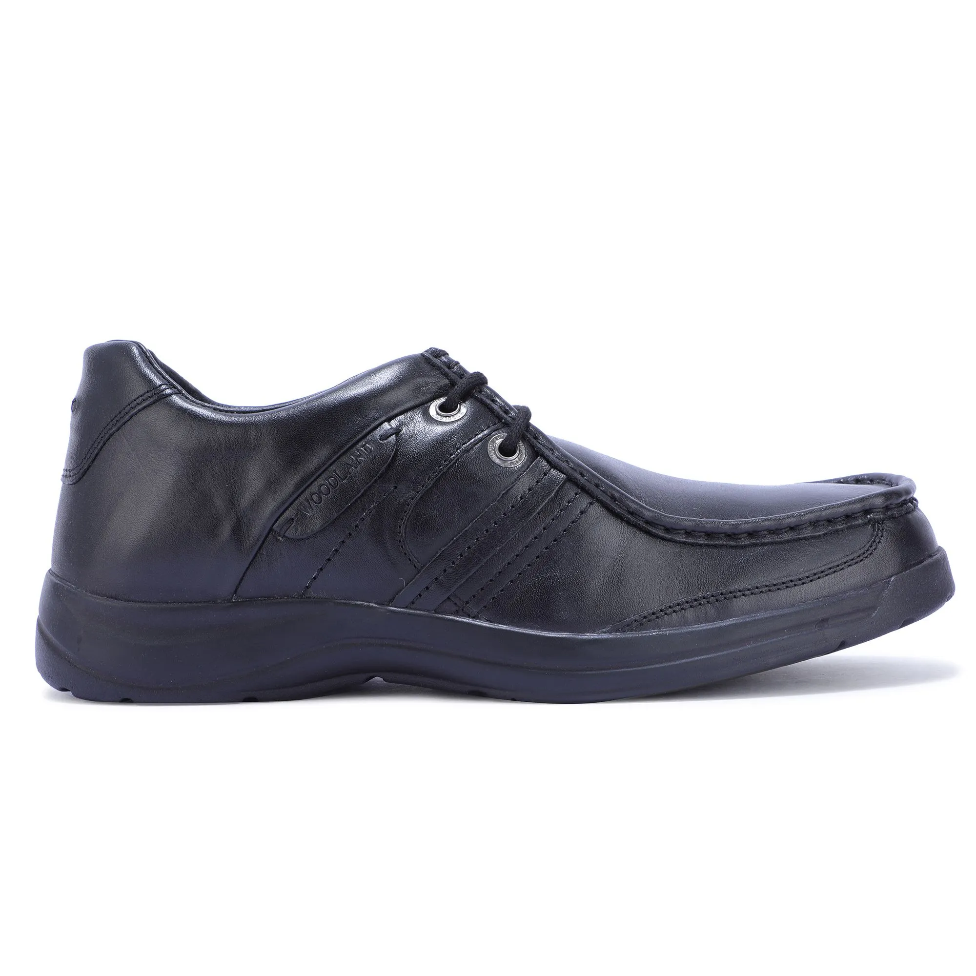 Black casual shoes for men - Thumbnail 1