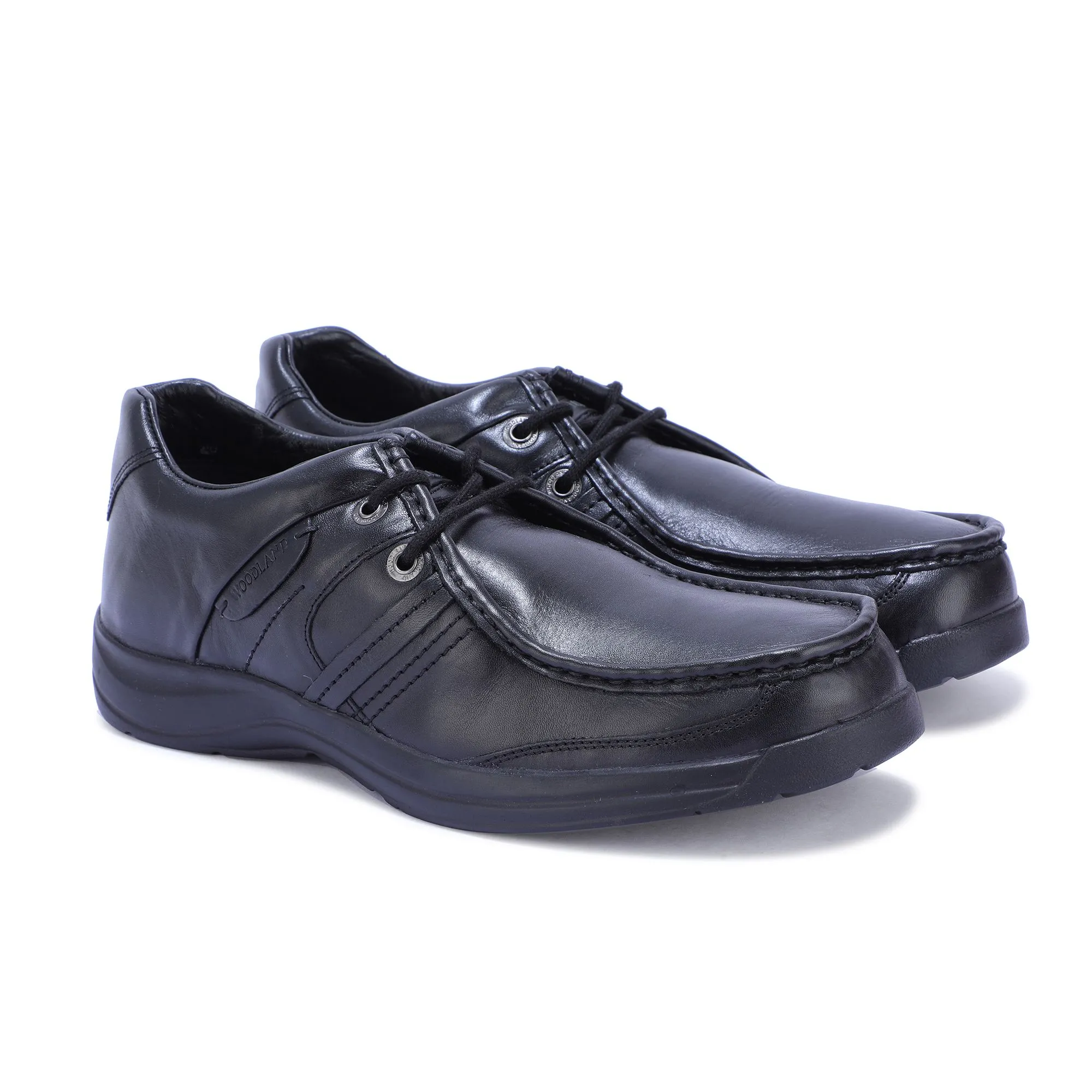 Black casual shoes for men - Thumbnail 6