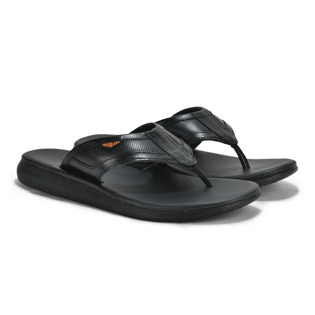 Black Flip-flop for Men - Thumbnail 6