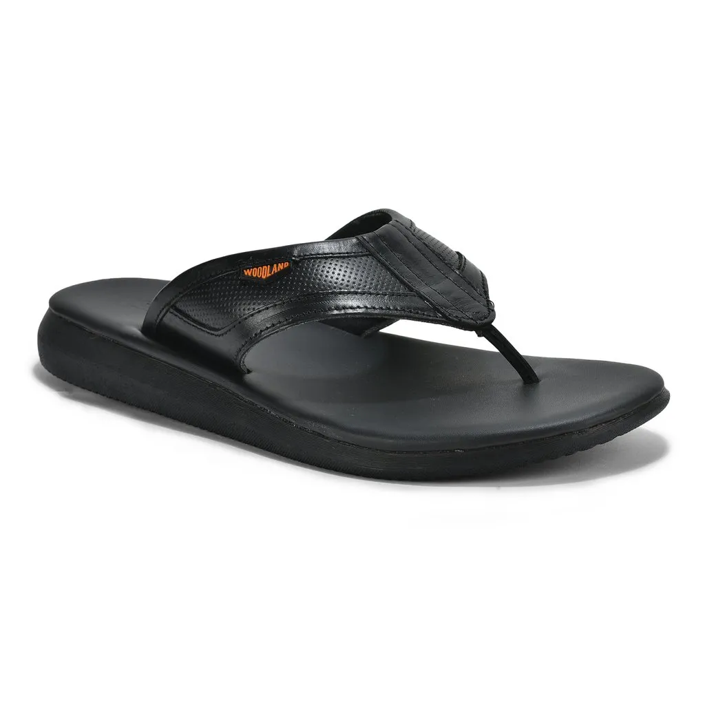 Black Flip-flop for Men - Thumbnail 8
