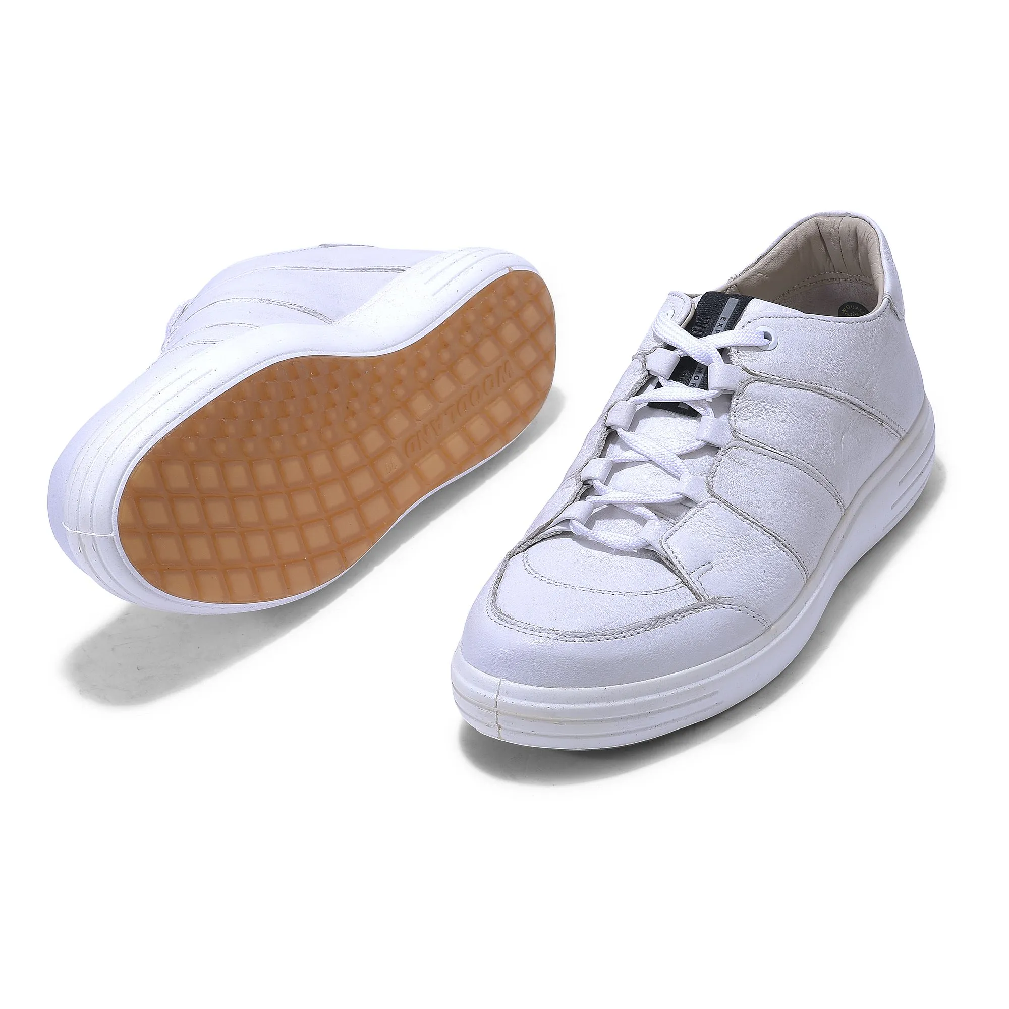 Woodland WHITE Casual Shoes - Thumbnail 4