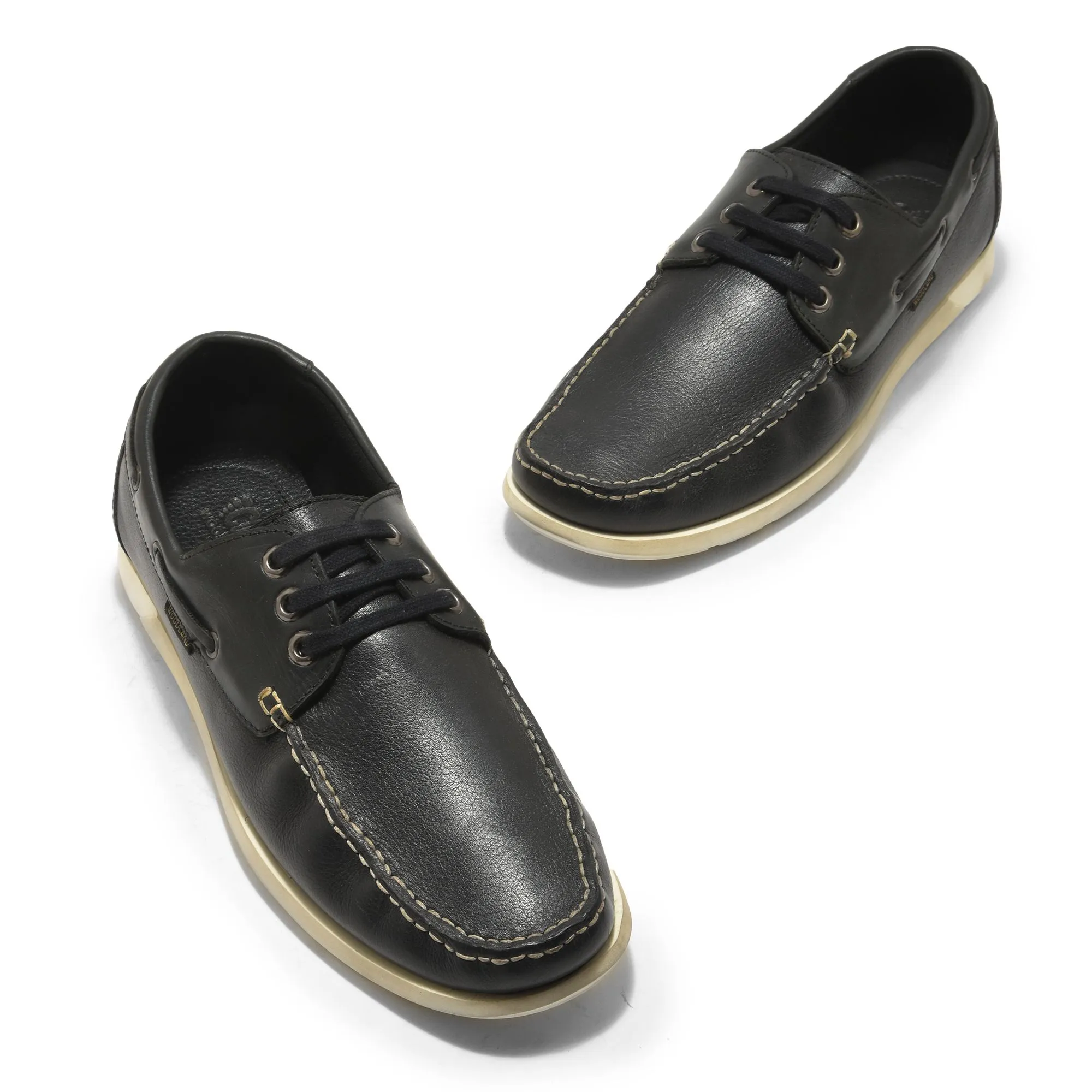 Black Boat Shoes for men - Thumbnail 2