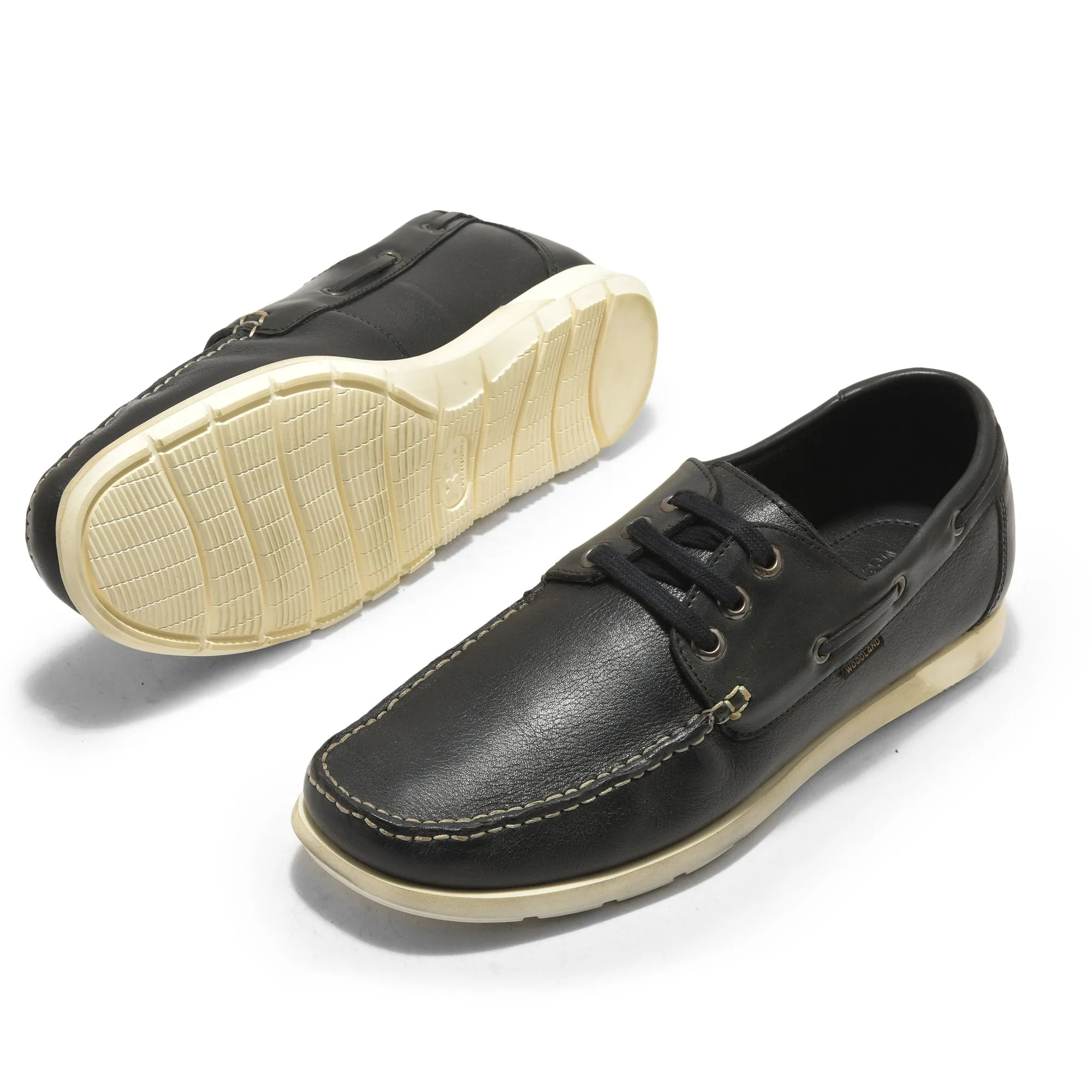 Black Boat Shoes for men - Thumbnail 4