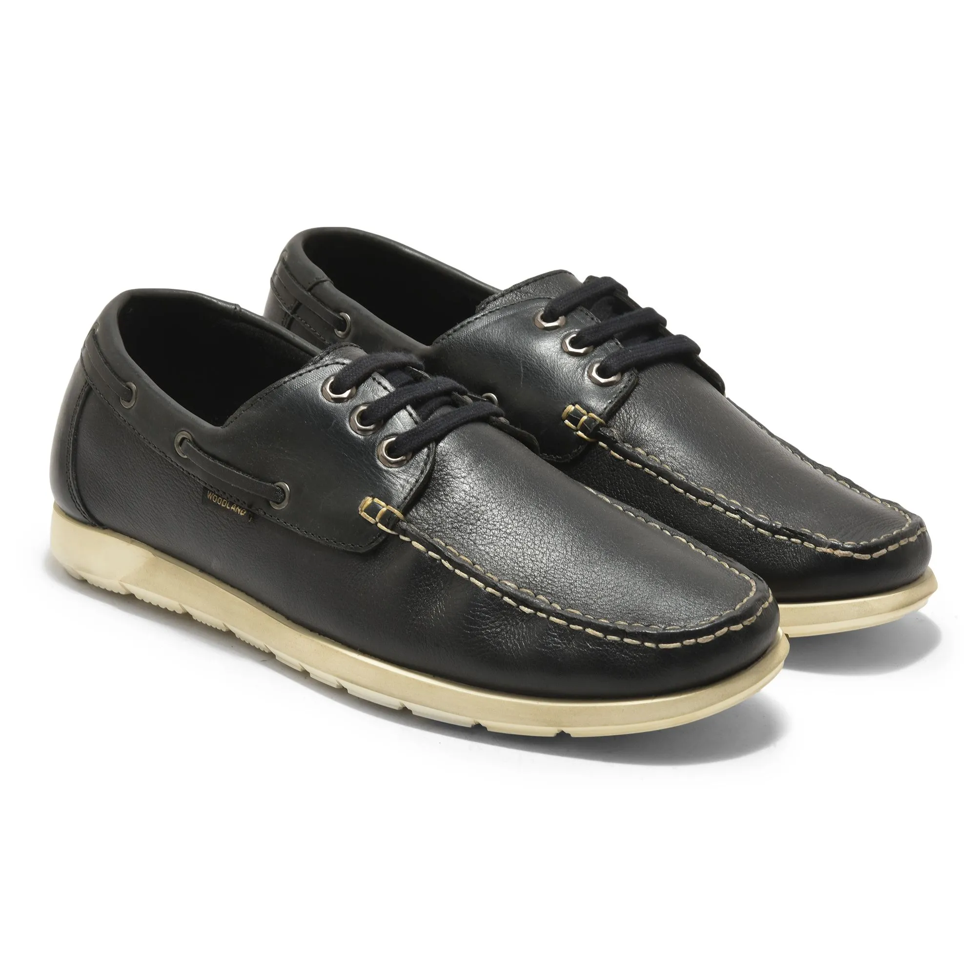 Black Boat Shoes for men - Thumbnail 6