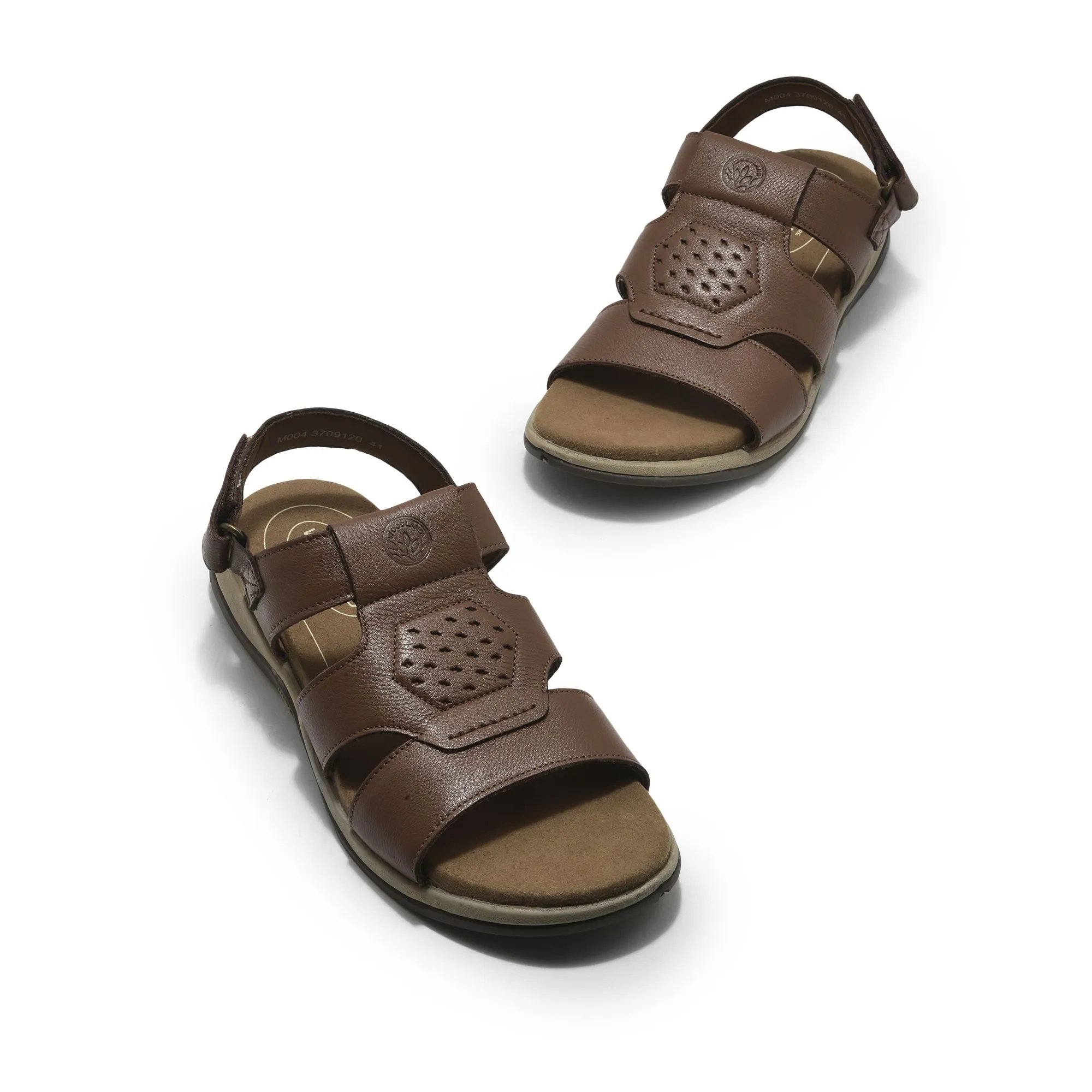 Tan Leather sandal for men - Thumbnail 2