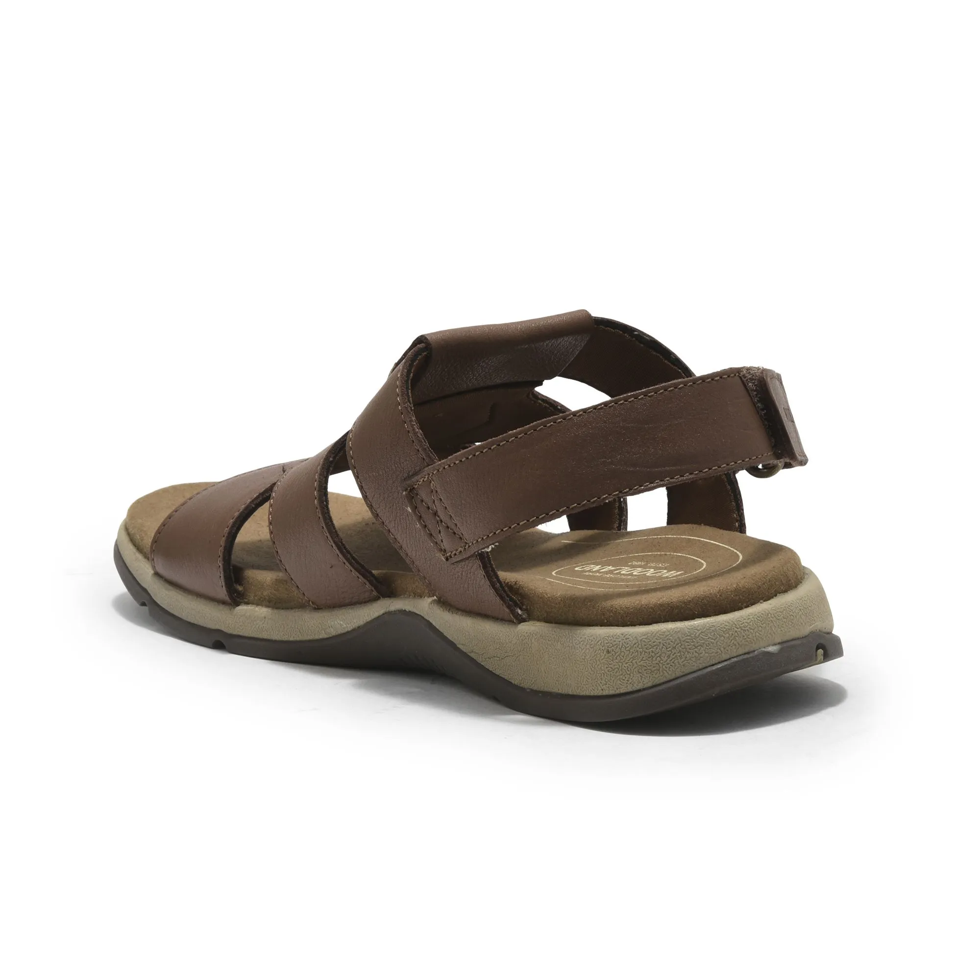 Tan Leather sandal for men - Thumbnail 5