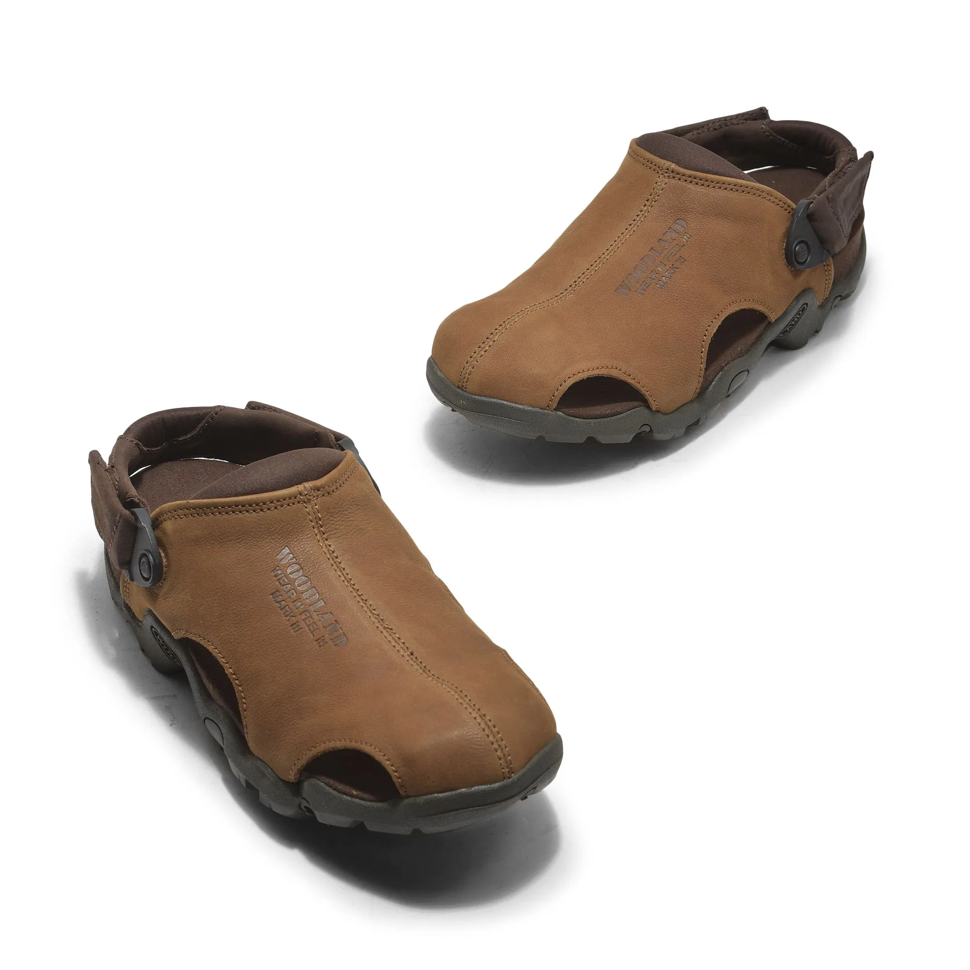 Camel closed toe sandal - Thumbnail 2