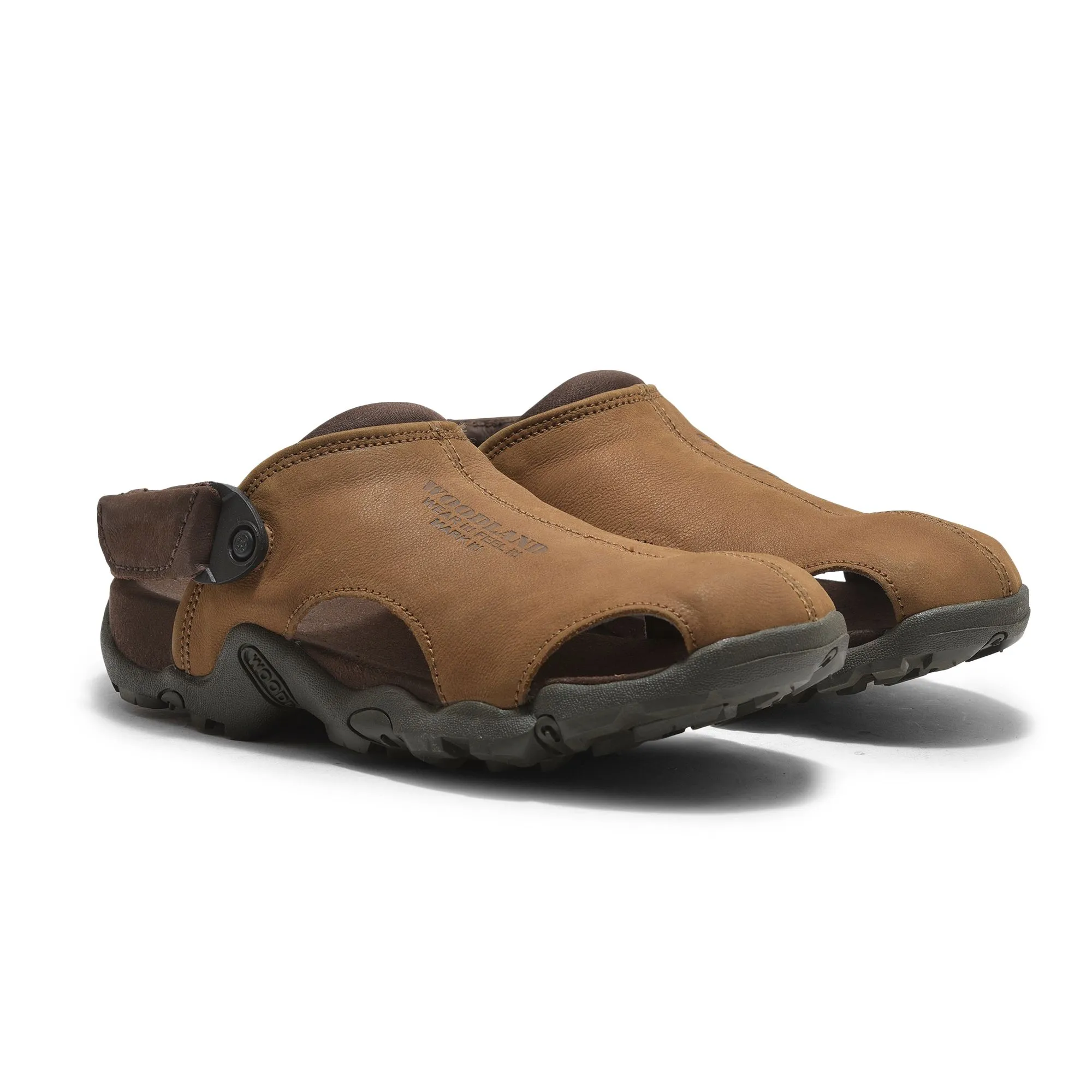 Camel closed toe sandal - Thumbnail 6
