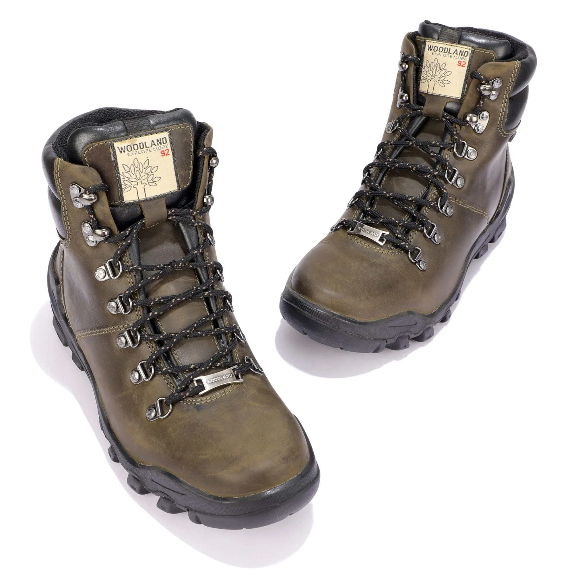 Olive green trekking shoes - Thumbnail 2