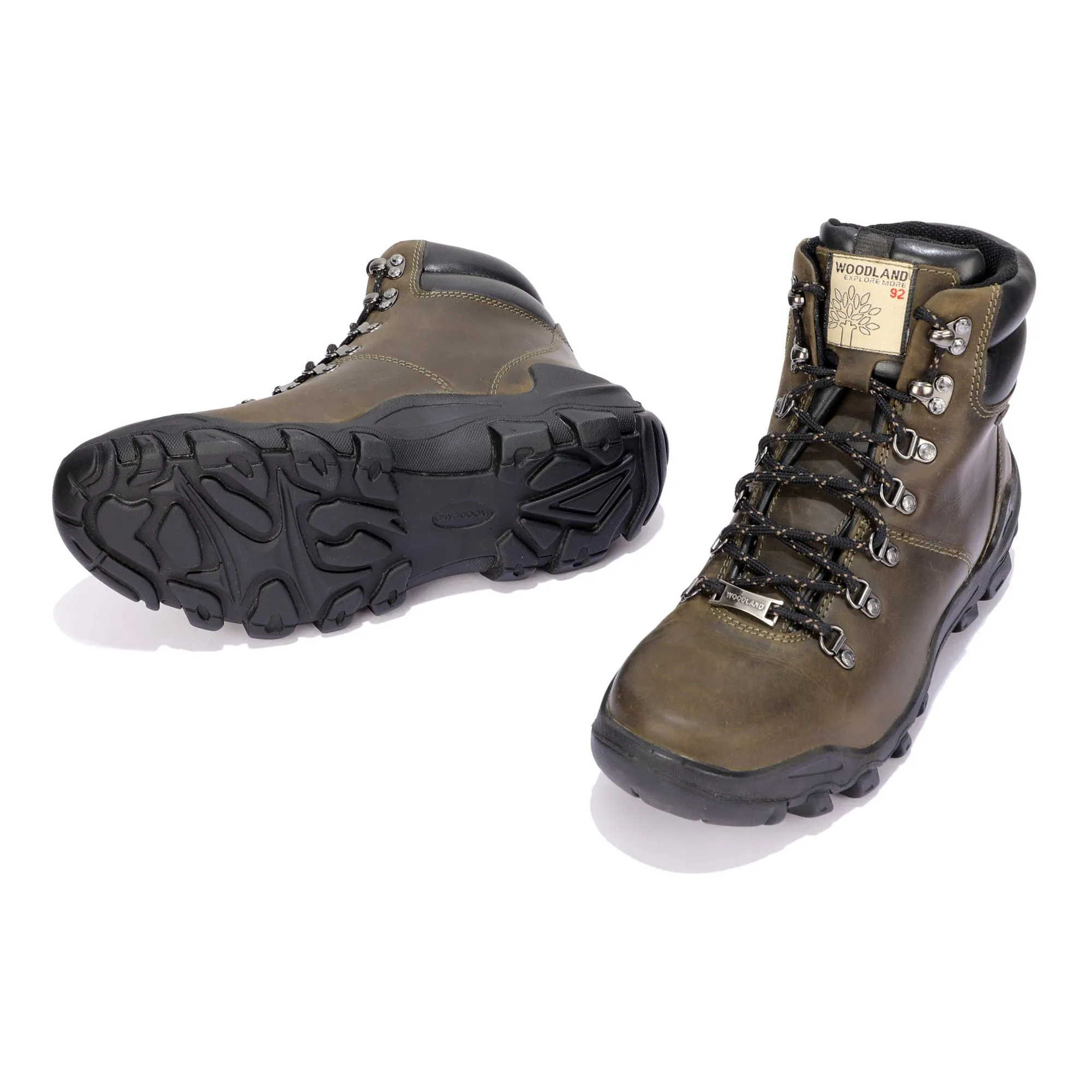 Olive green trekking shoes - Thumbnail 4