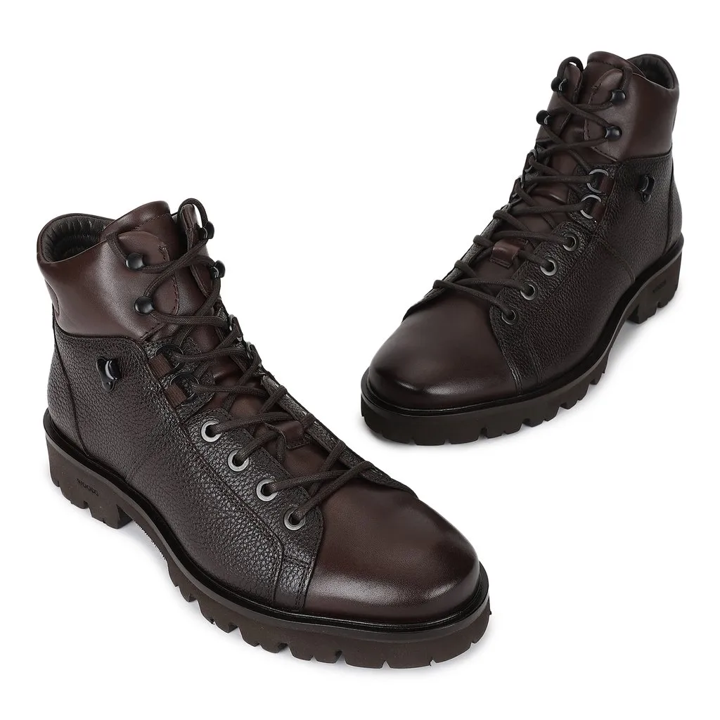 Brown Boot for Men - Thumbnail 2