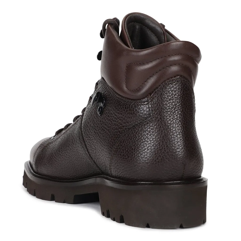 Brown Boot for Men - Thumbnail 3